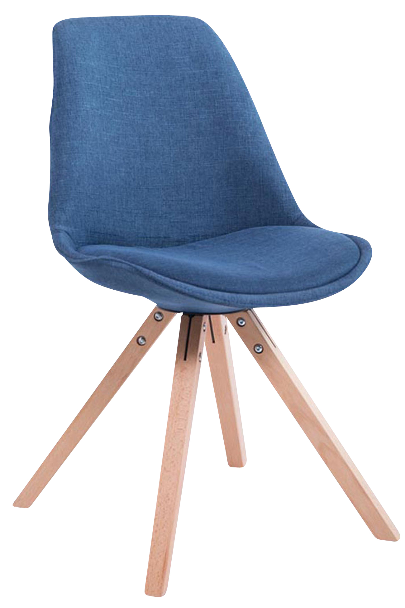 Set med 4 stolar för besökare Toulouse Fabric Square