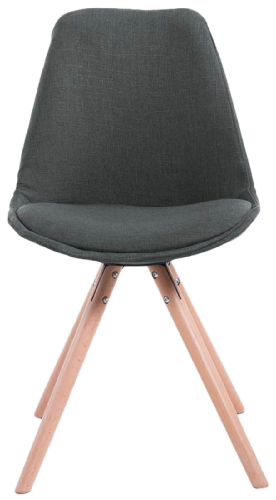 Set med 4 stolar för besökare Toulouse Fabric Round
