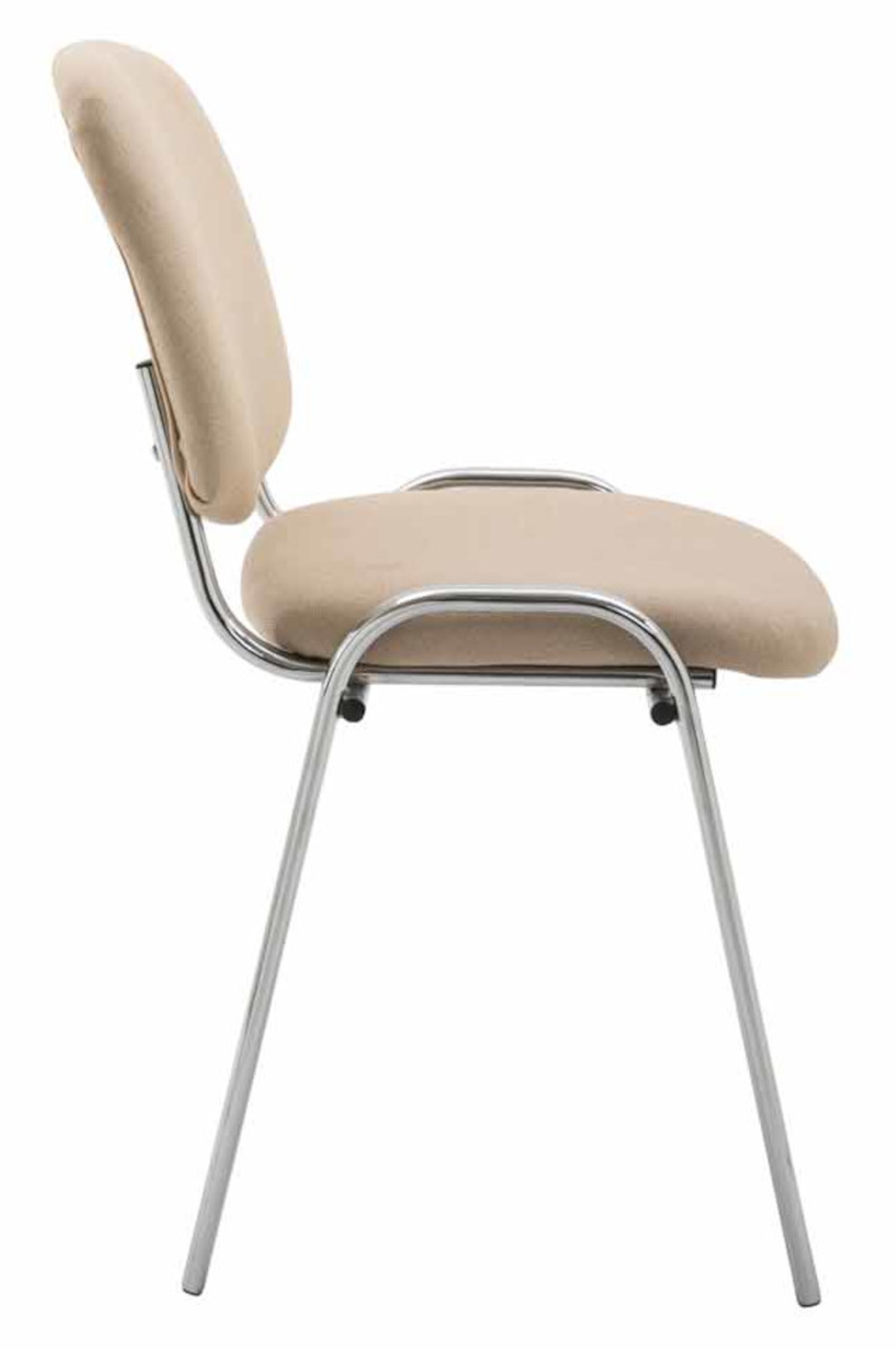 Set med 4 stolar Ken Chrome Fabric