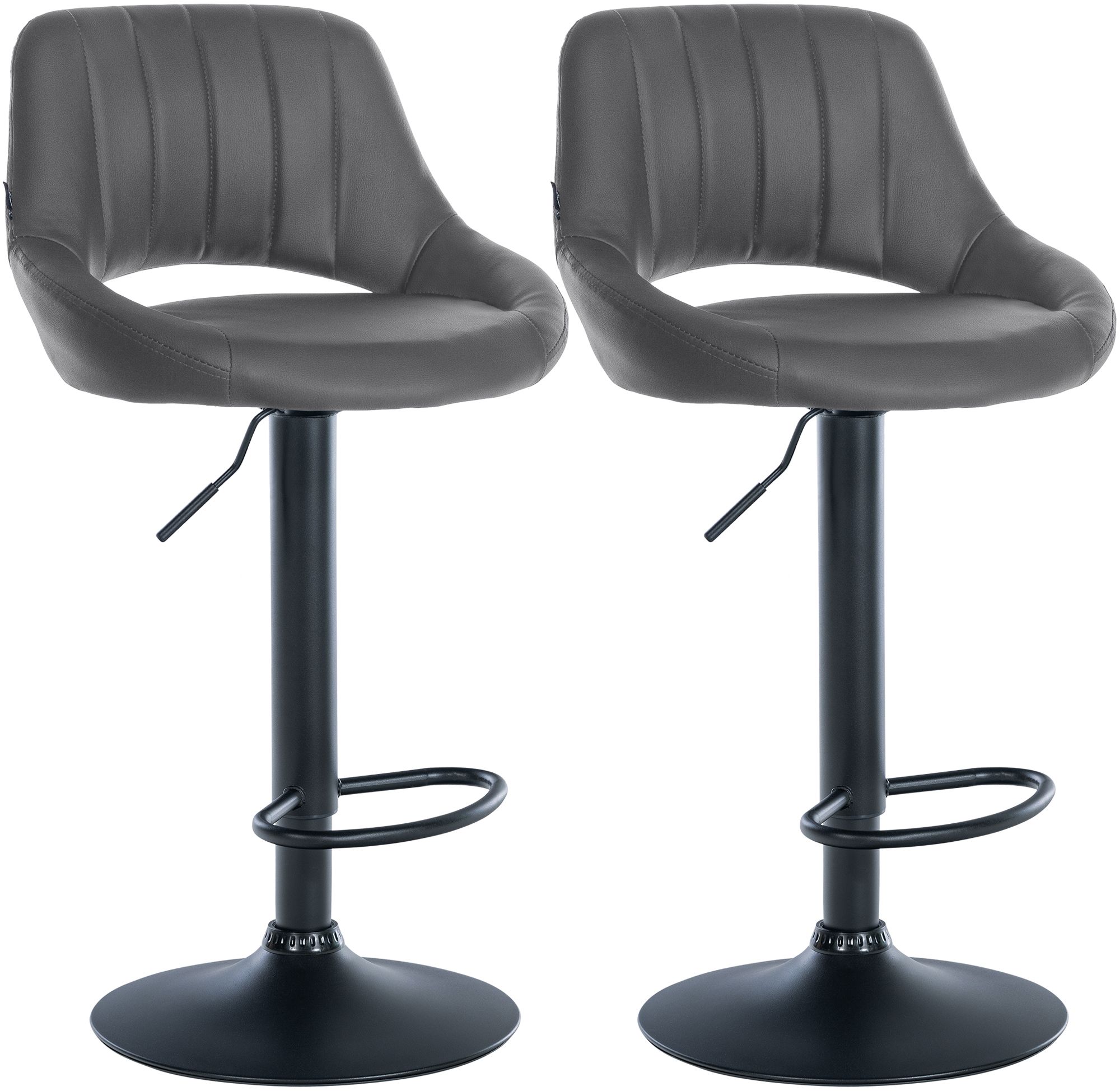 2-pack barstolar Milet i konstlader