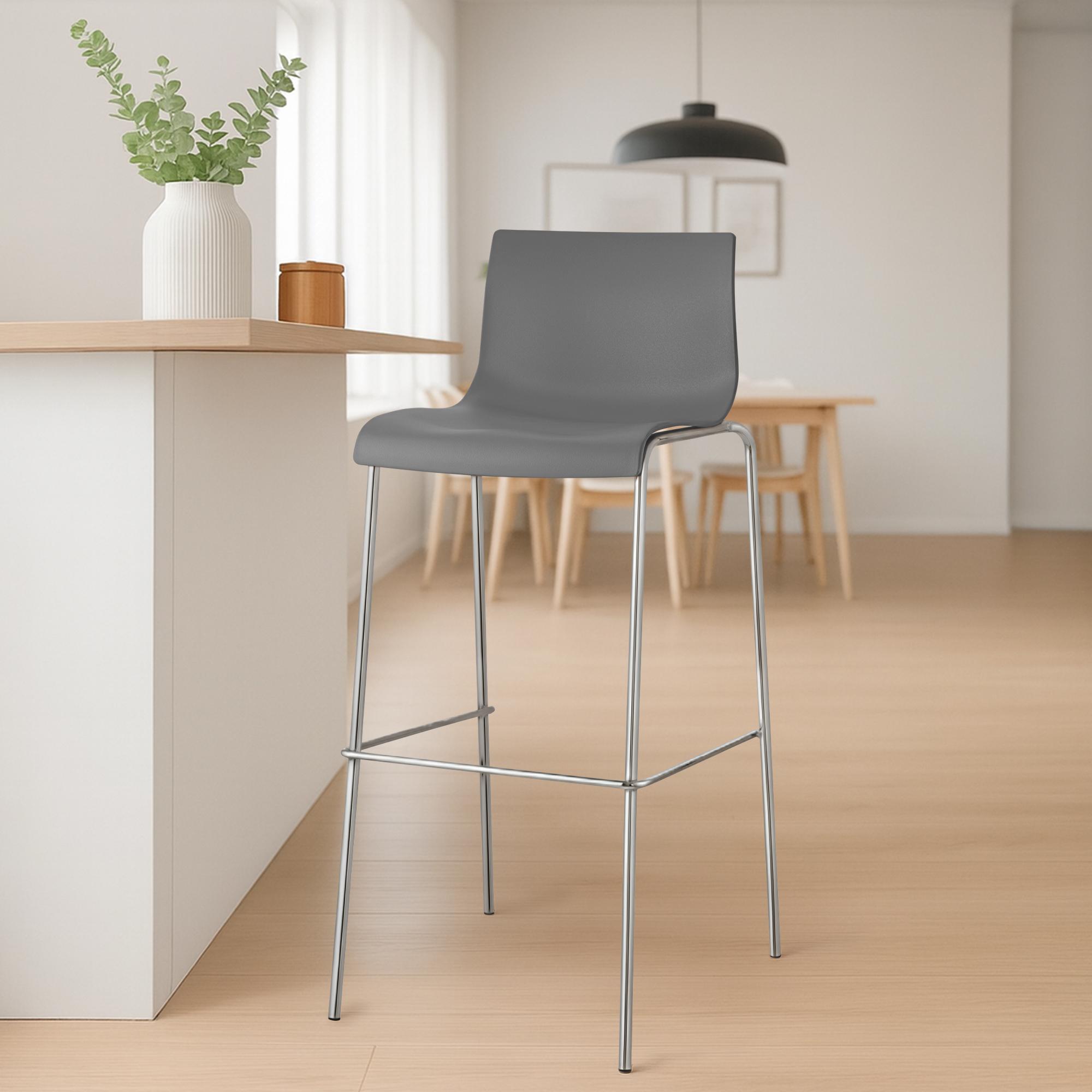 Barstol Hover Plast 4-bens underrede