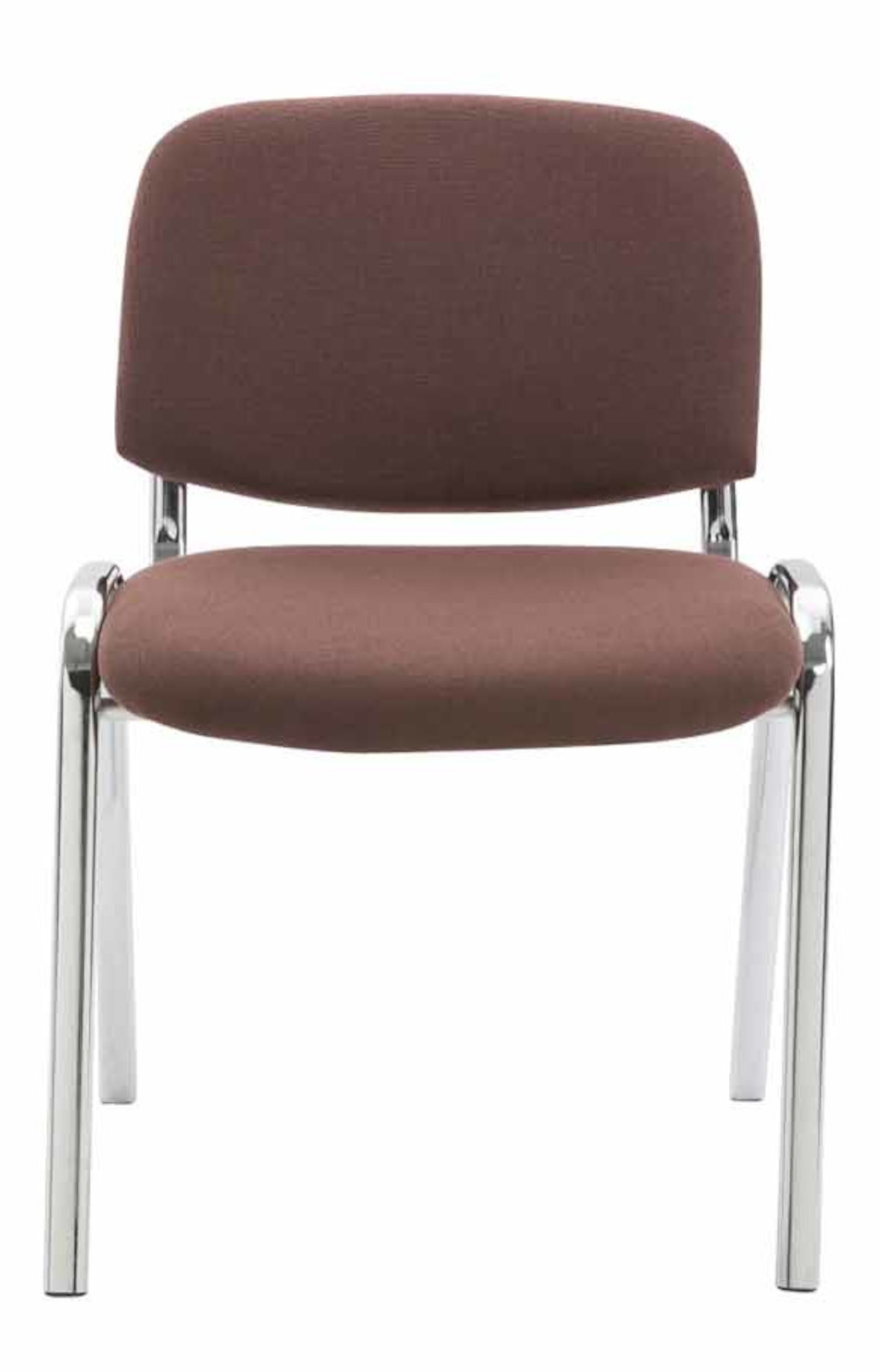 Set med 4 stolar Ken Chrome Fabric