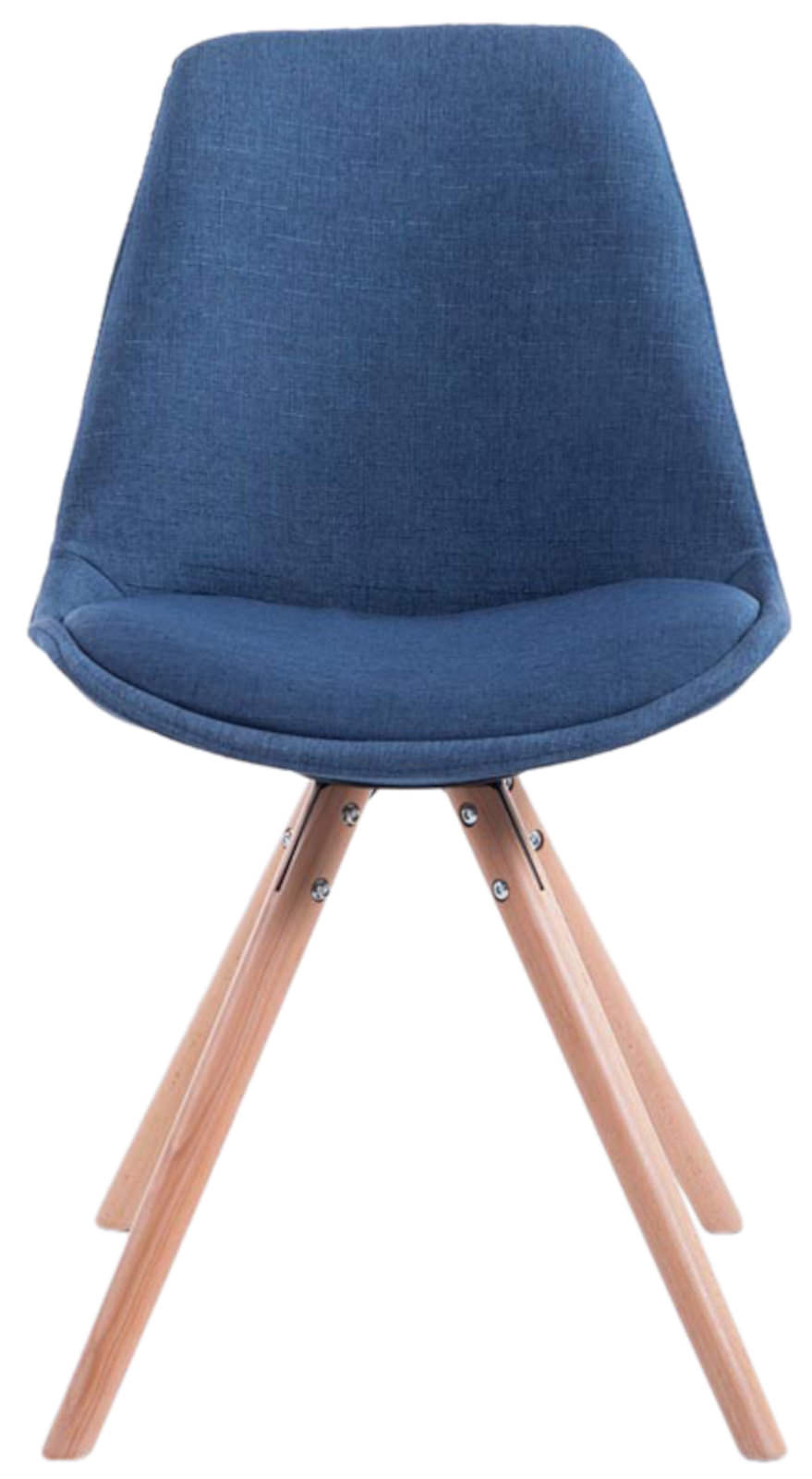 Set med 4 stolar för besökare Toulouse Fabric Round