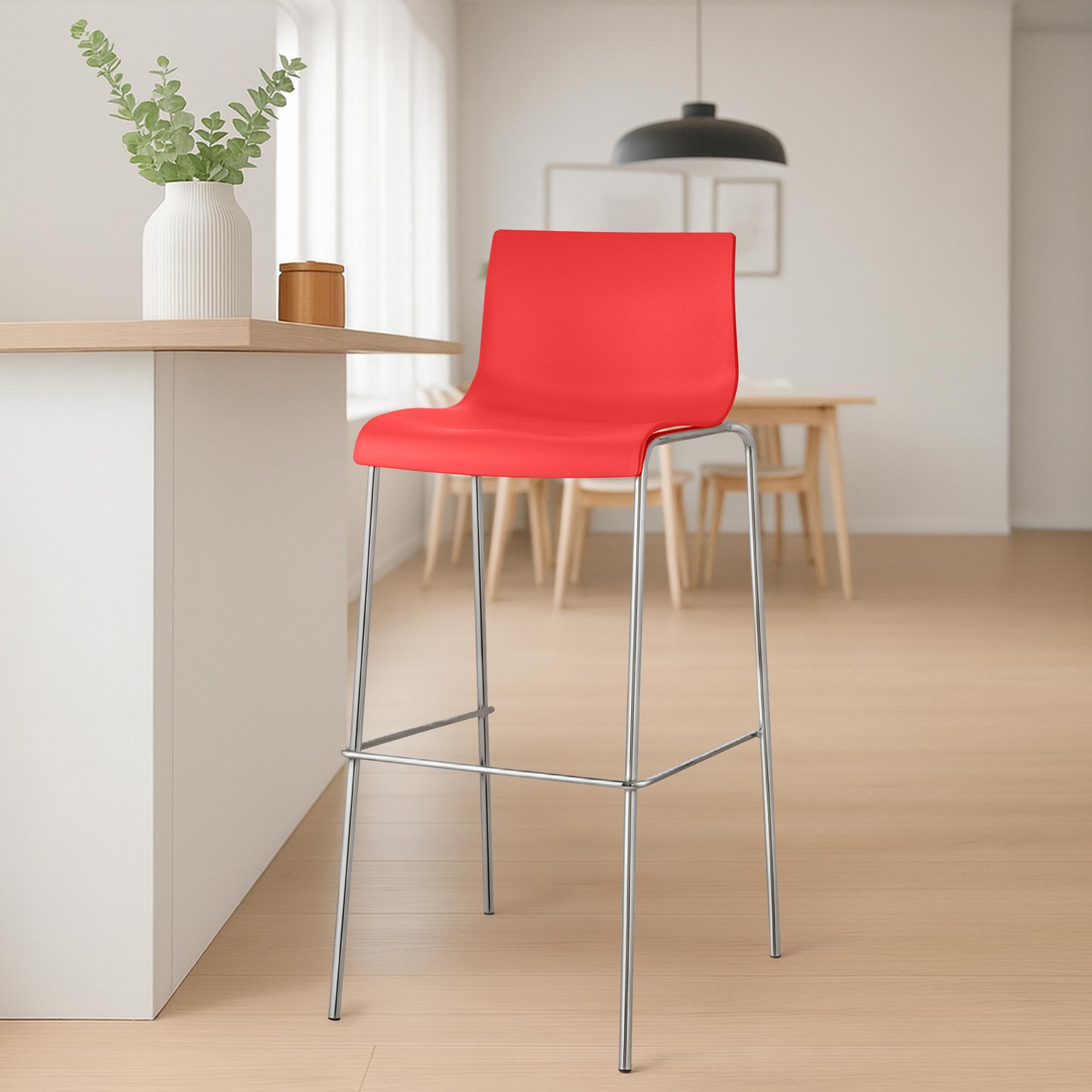 Barstol Hover Plast 4-bens underrede