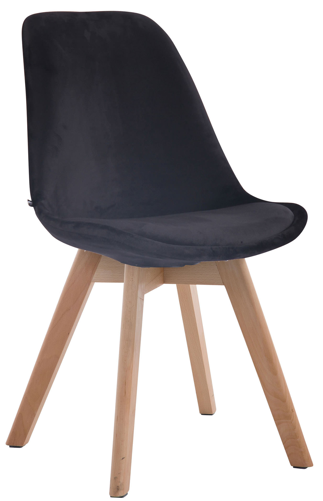Set med 4 stolar för besökare Borneo Velvet