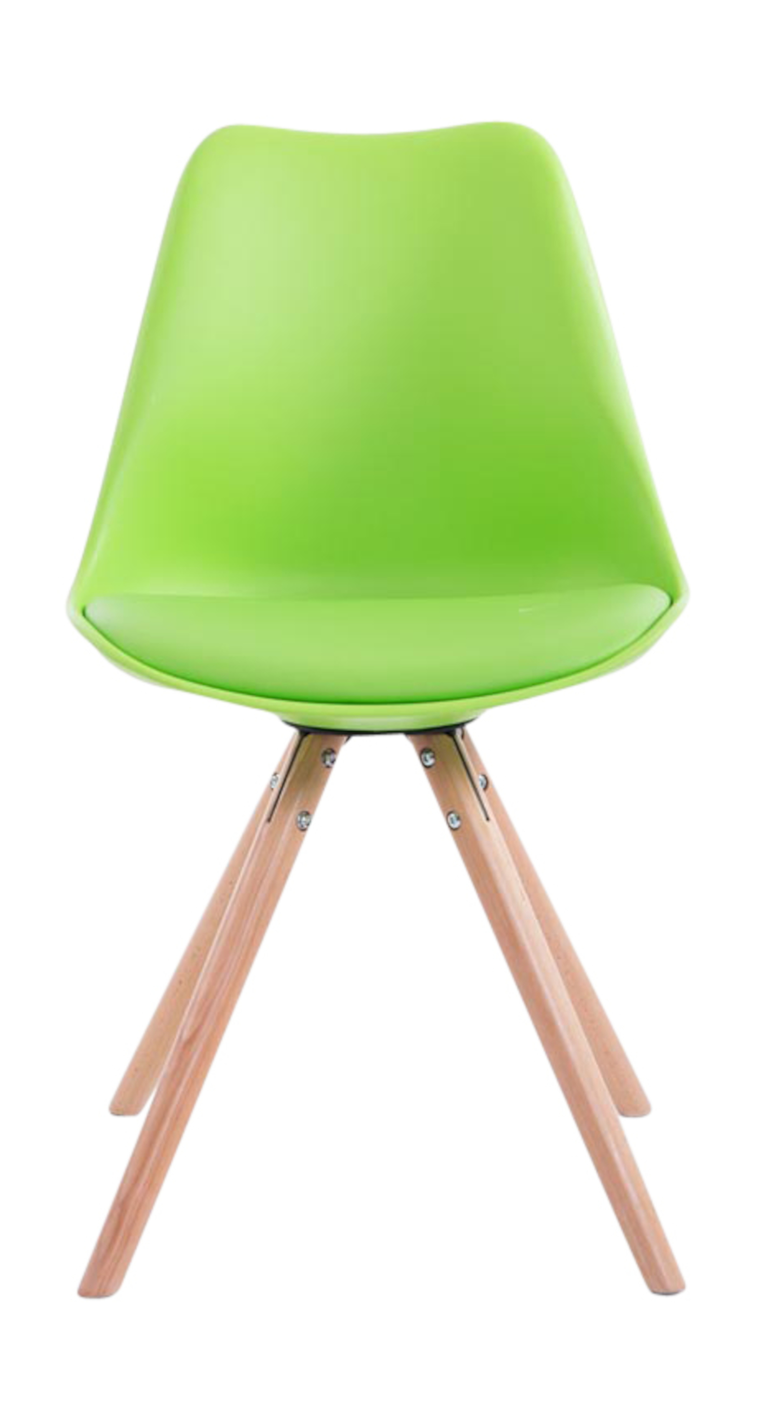 Uppsättning av 4 stolar Toulouse Faux Leather Round