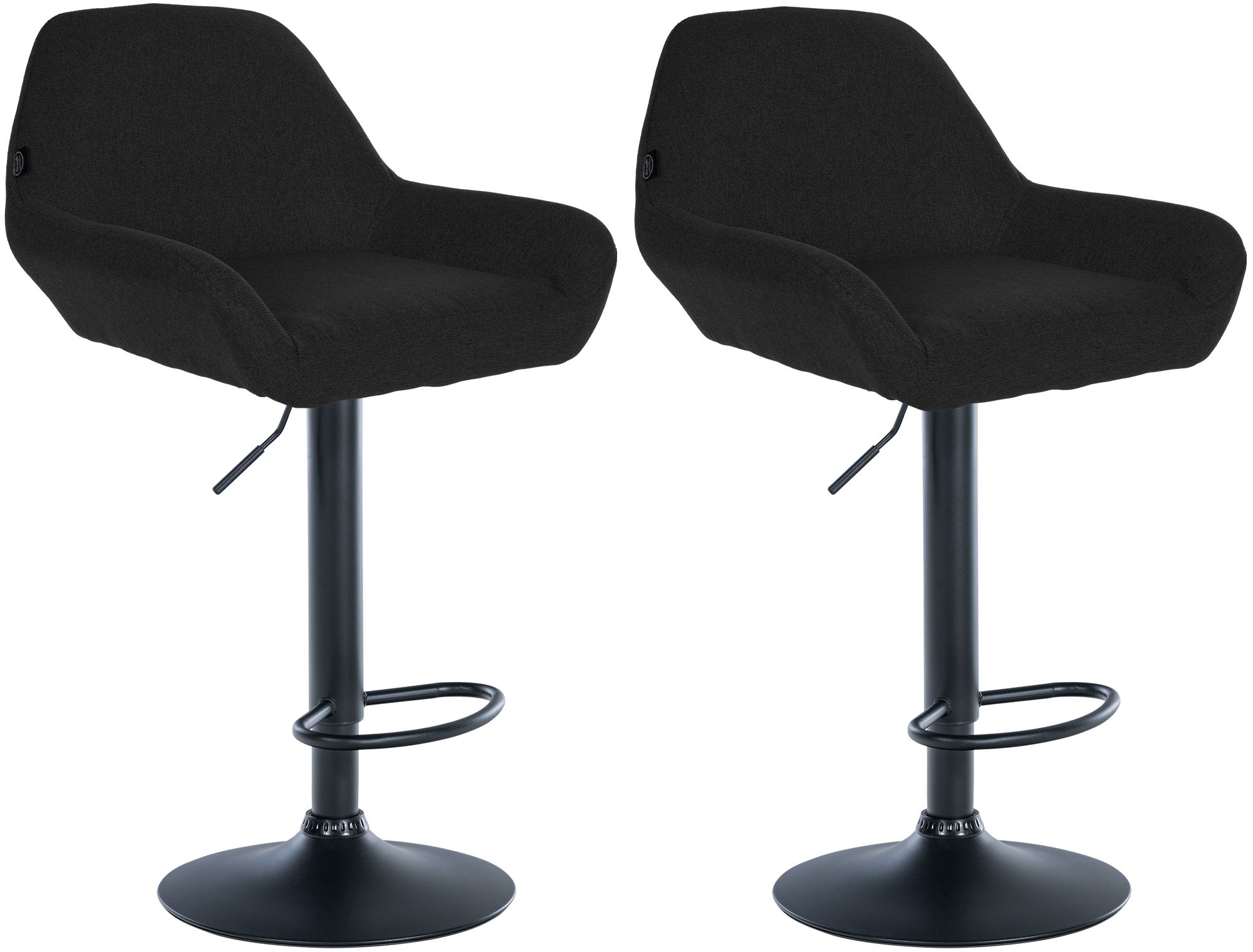 2-pack barstolar Braga tyg