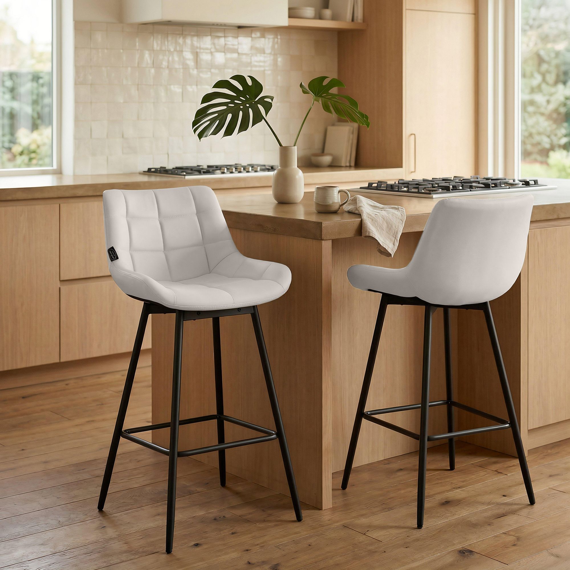 4-pack barstolar Weston med snurrfunktion