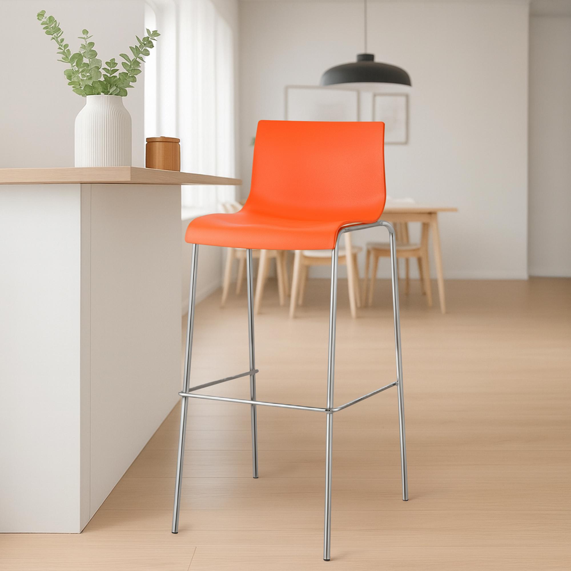2-pack Barstolar Hover i plast