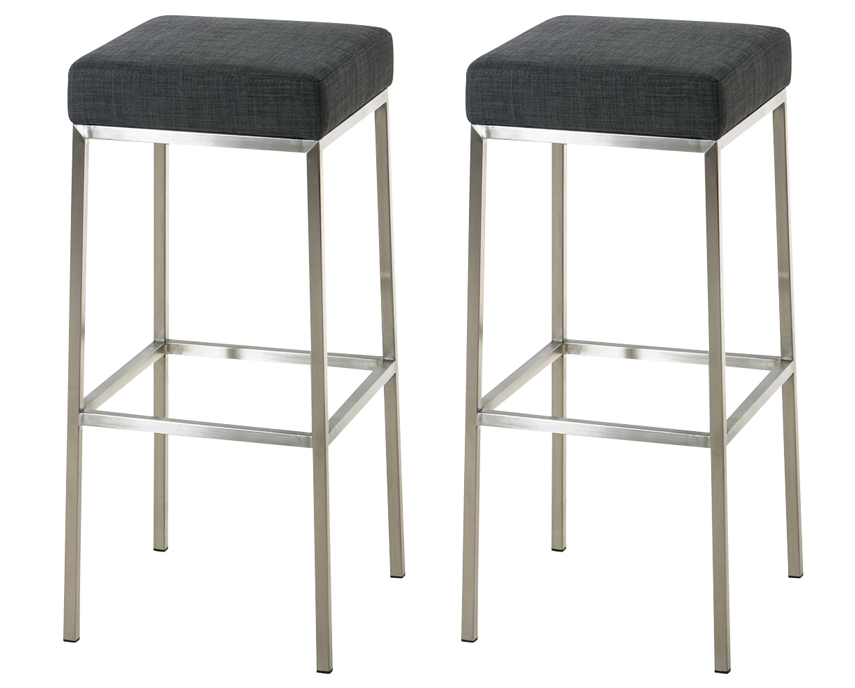 2-pack Barstolar Montreal Tygklädsel