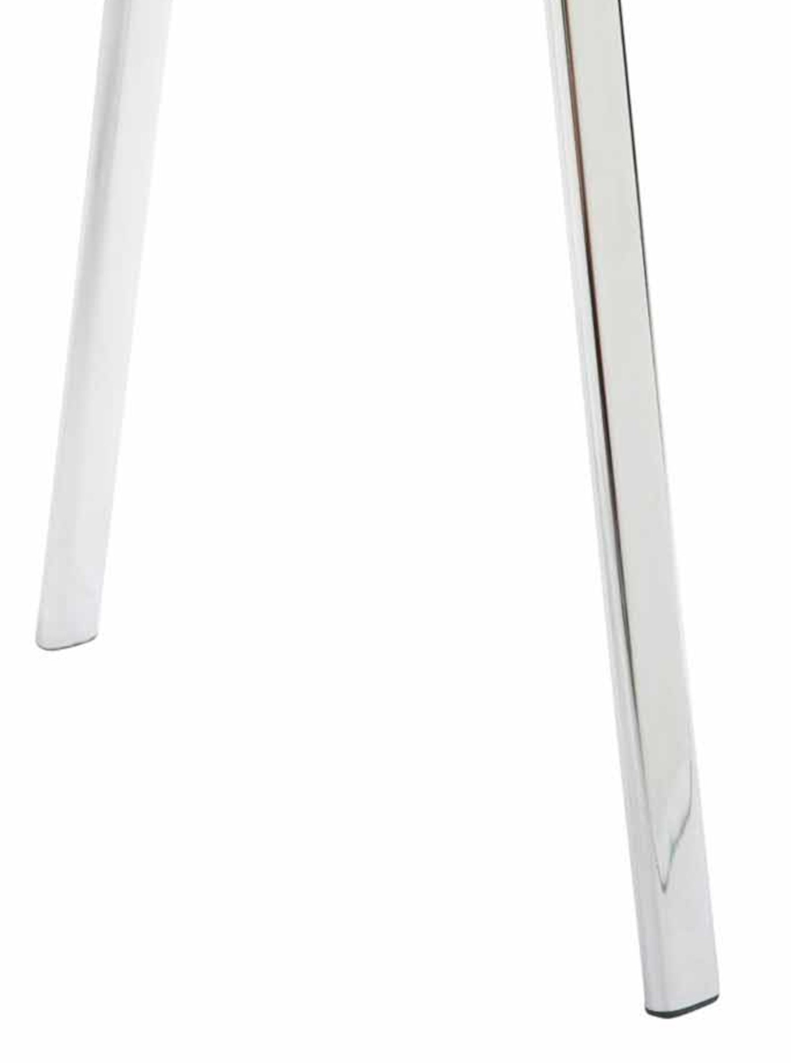 Set med 4 stolar Ken Chrome Imitation Leather