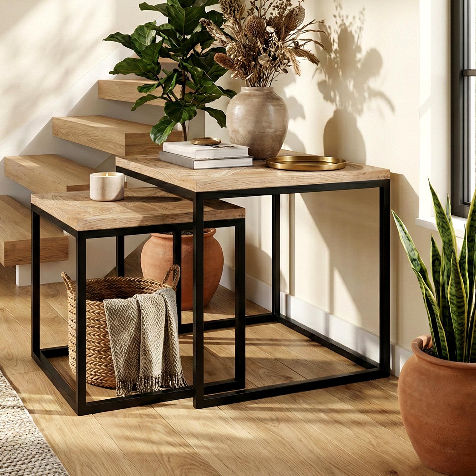 Set med 2 sidobord Talero