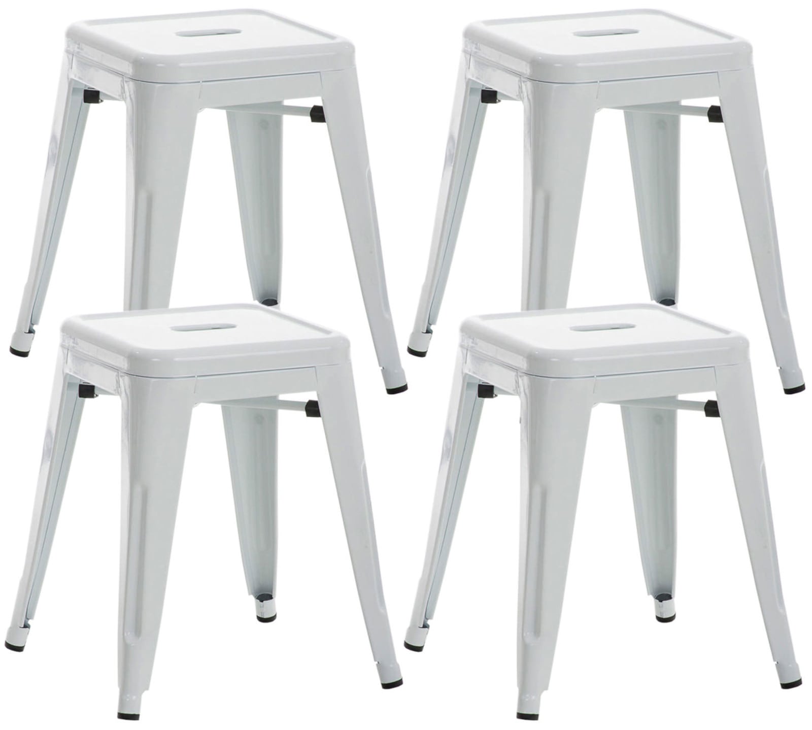 4-Pack Metall Pall Armin