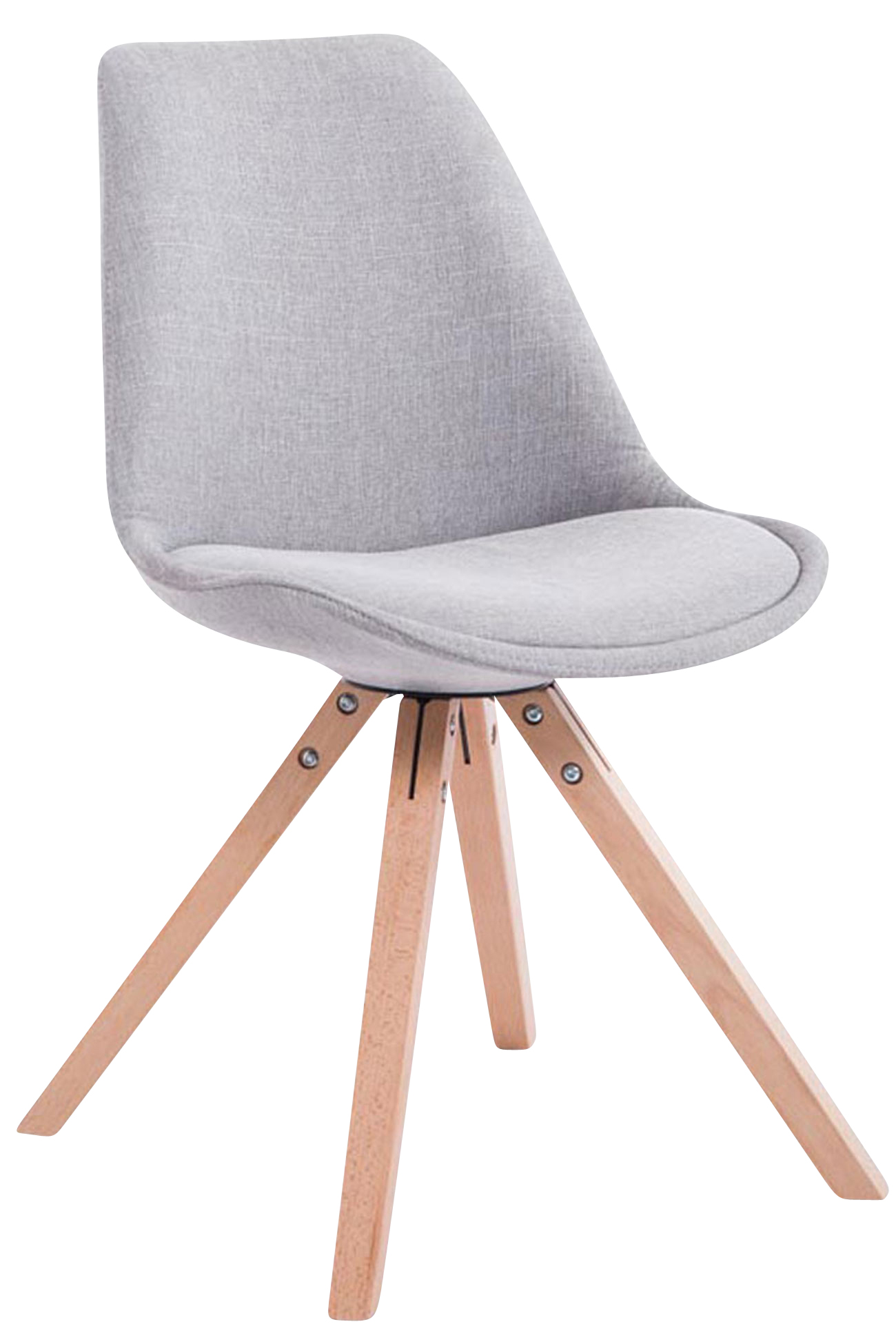 Set med 4 stolar för besökare Toulouse Fabric Square