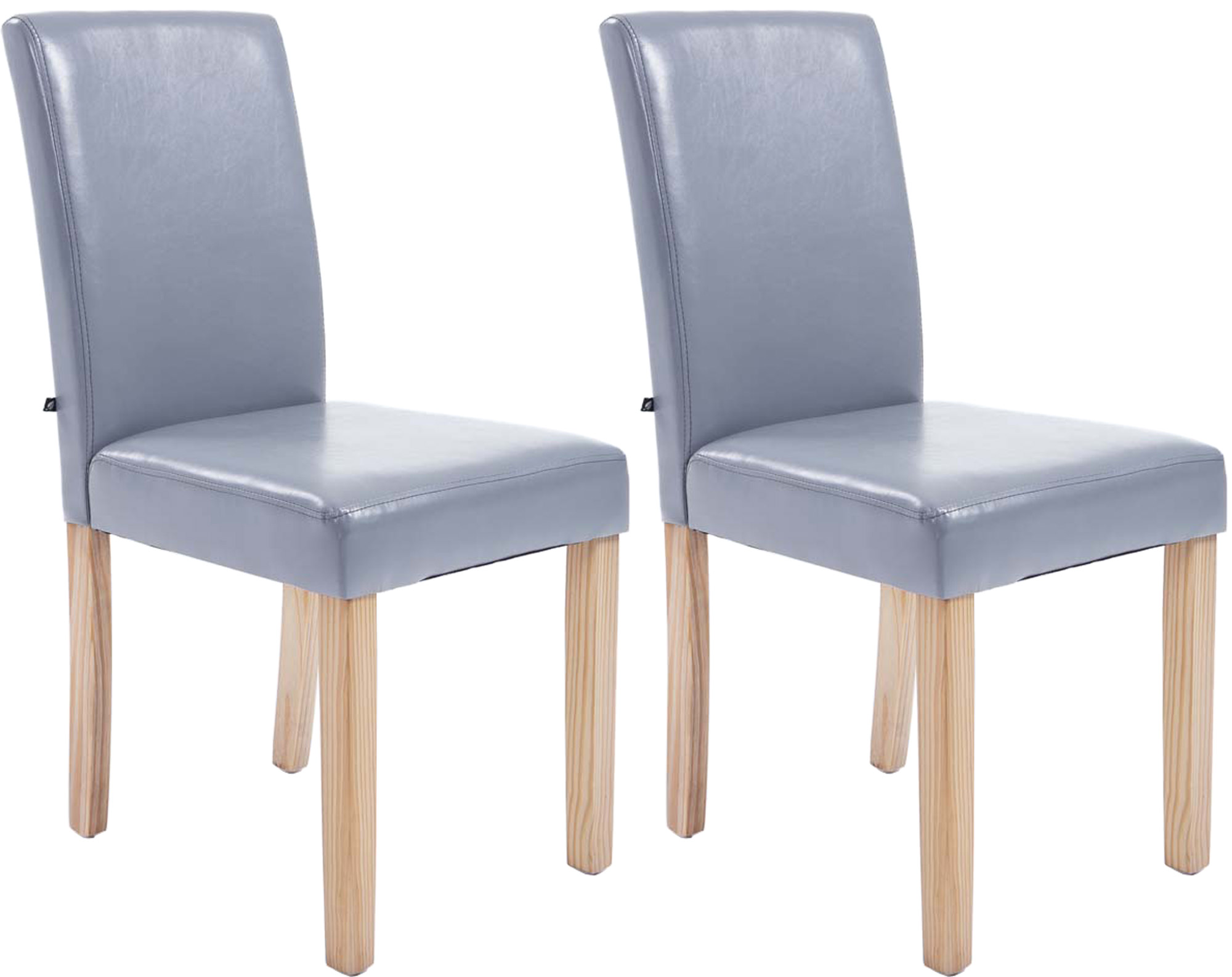 Set med 2 matstolar Ina Imitation Leather