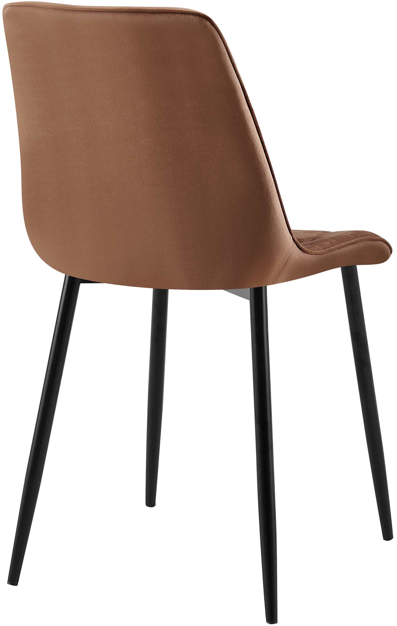 Set med 2 matstolar Gifford sammetsklädsel