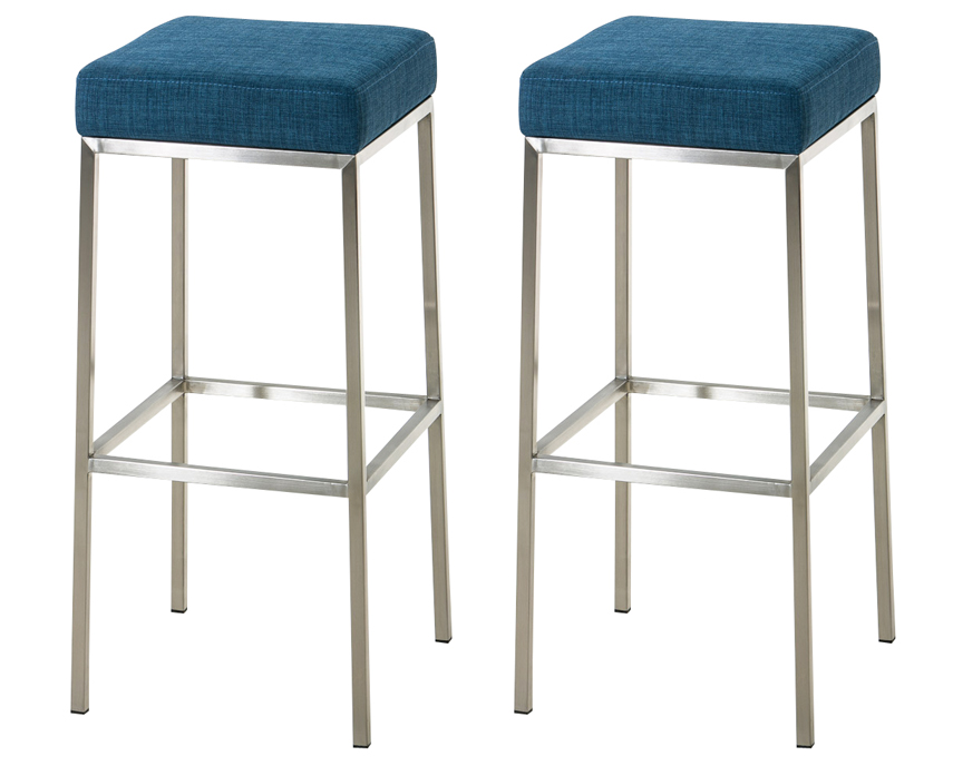 2-pack Barstolar Montreal Tygklädsel