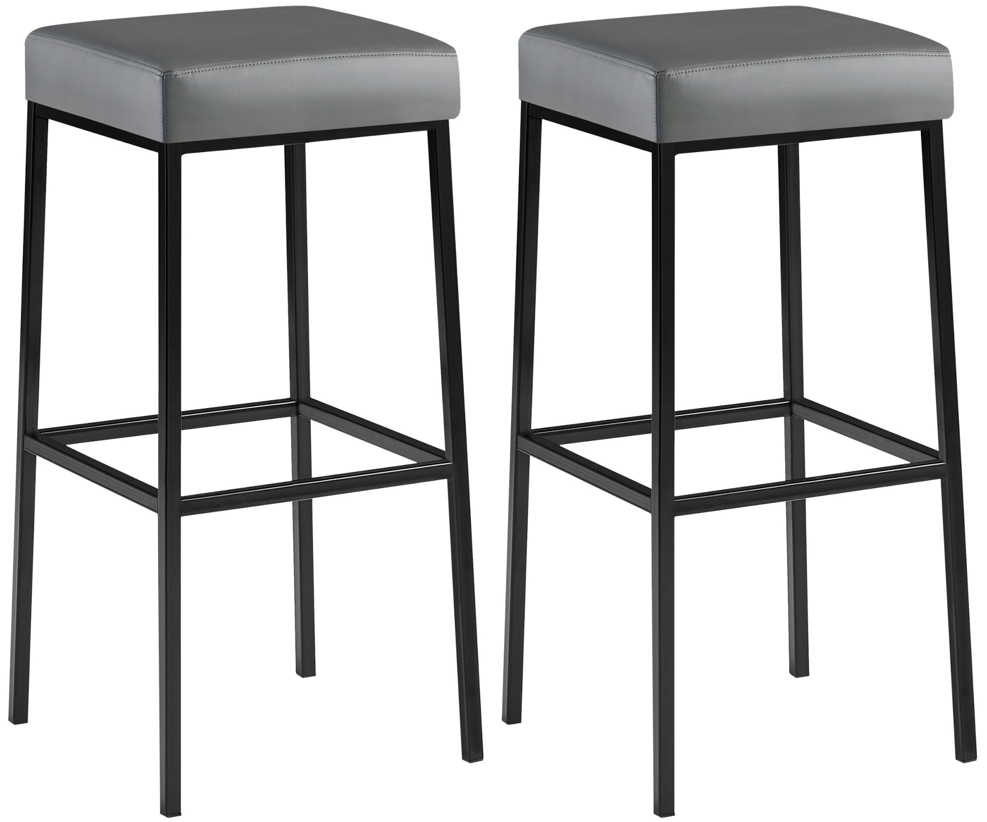 2-pack Barbordstolar Montreal Kunstläderöverdrag