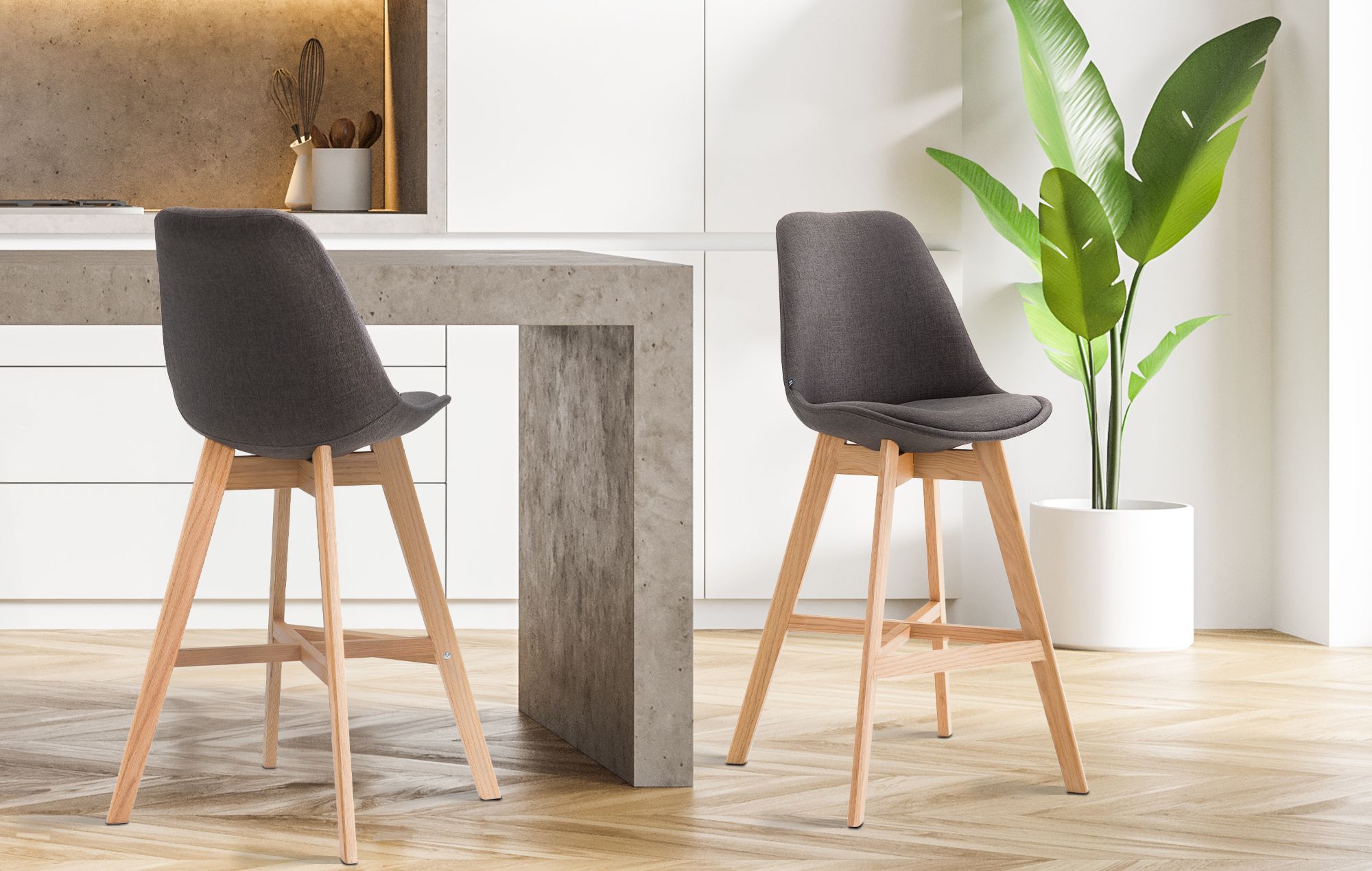 2-pack Barstol Cannes Tyg