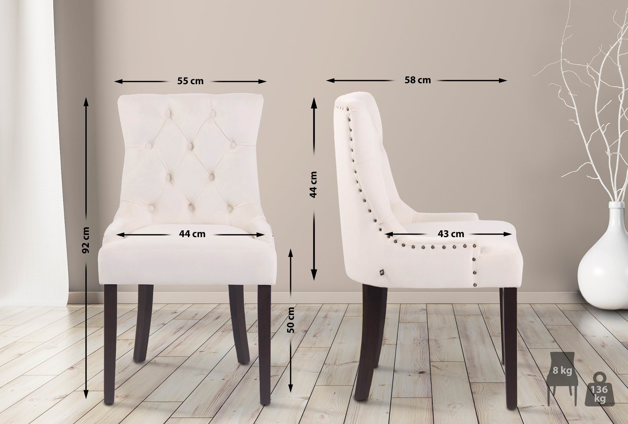 Matstol Aberdeen Velvet