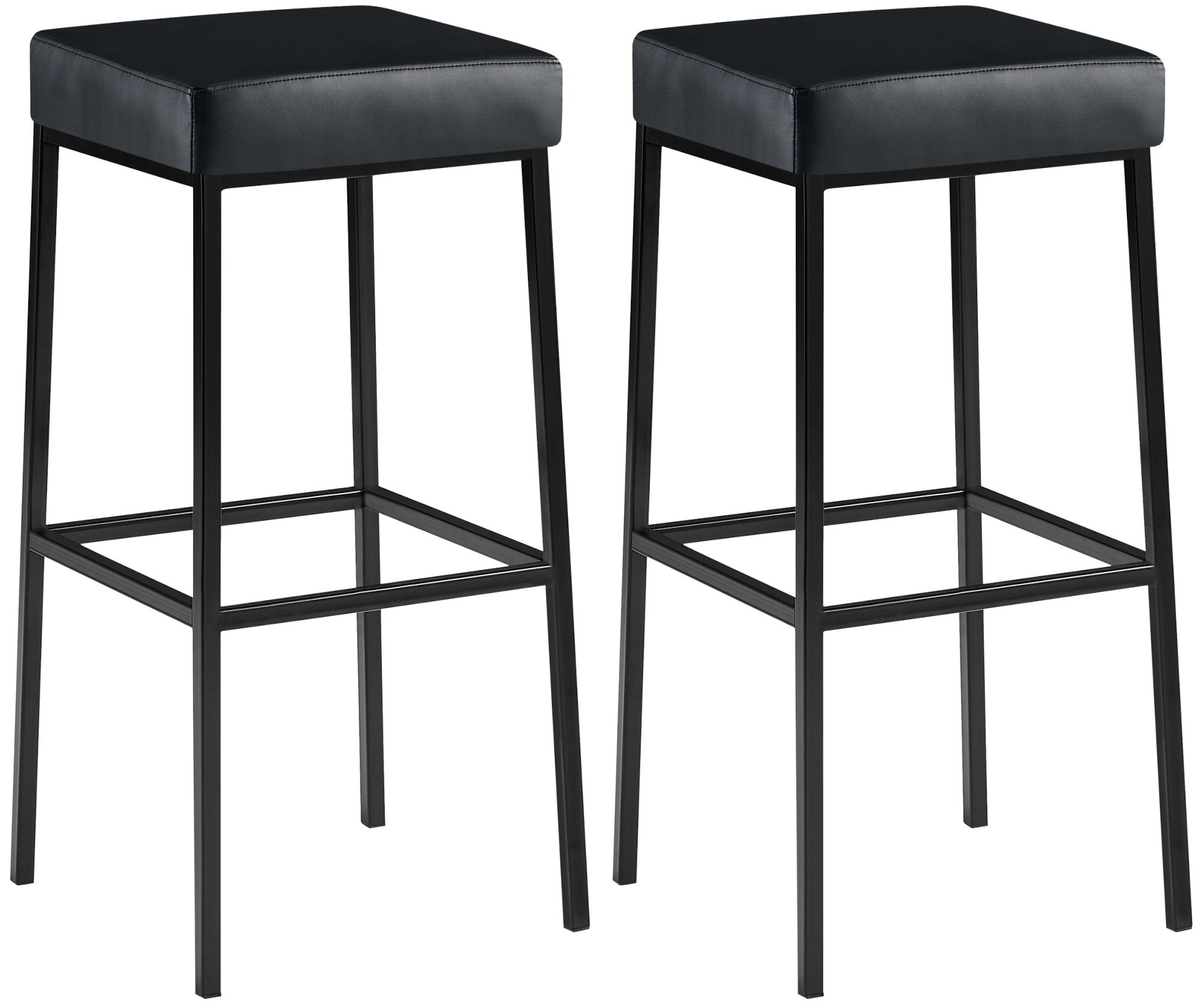 2-pack Barbordstolar Montreal Kunstläderöverdrag