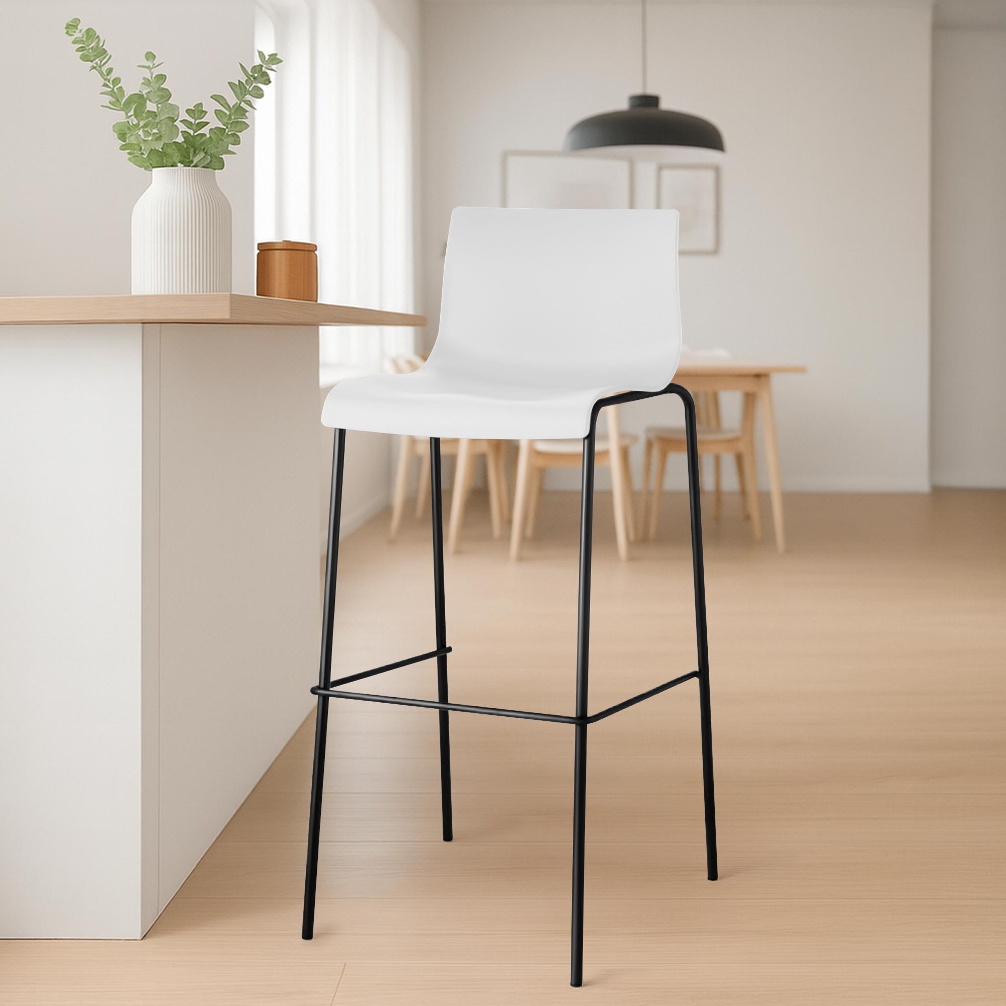 2-pack Barstolar Hover i plast