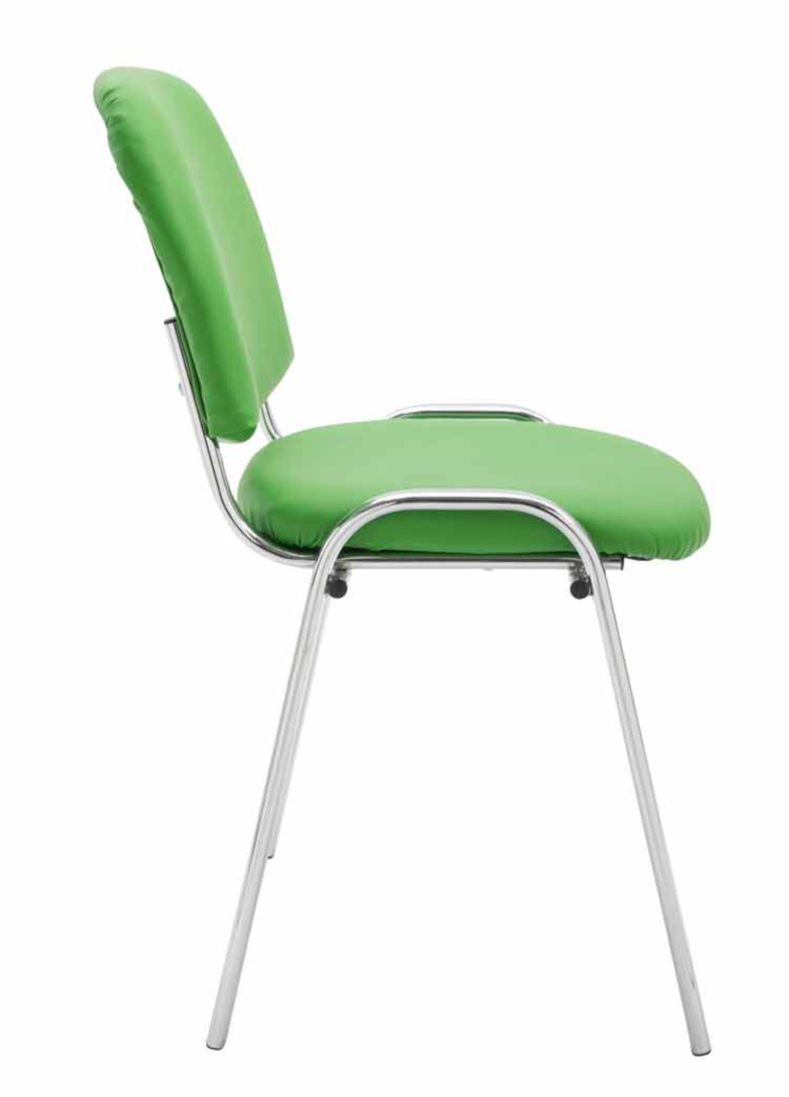 Set med 4 stolar Ken Chrome Imitation Leather