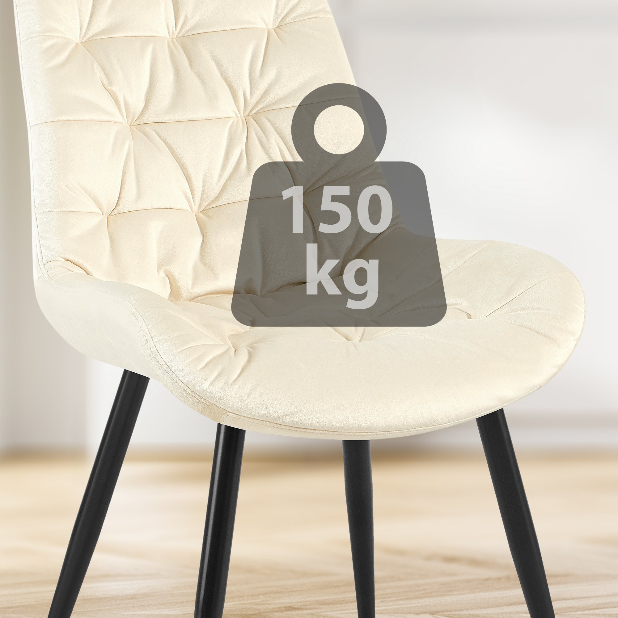 Rossford matstol i sammet