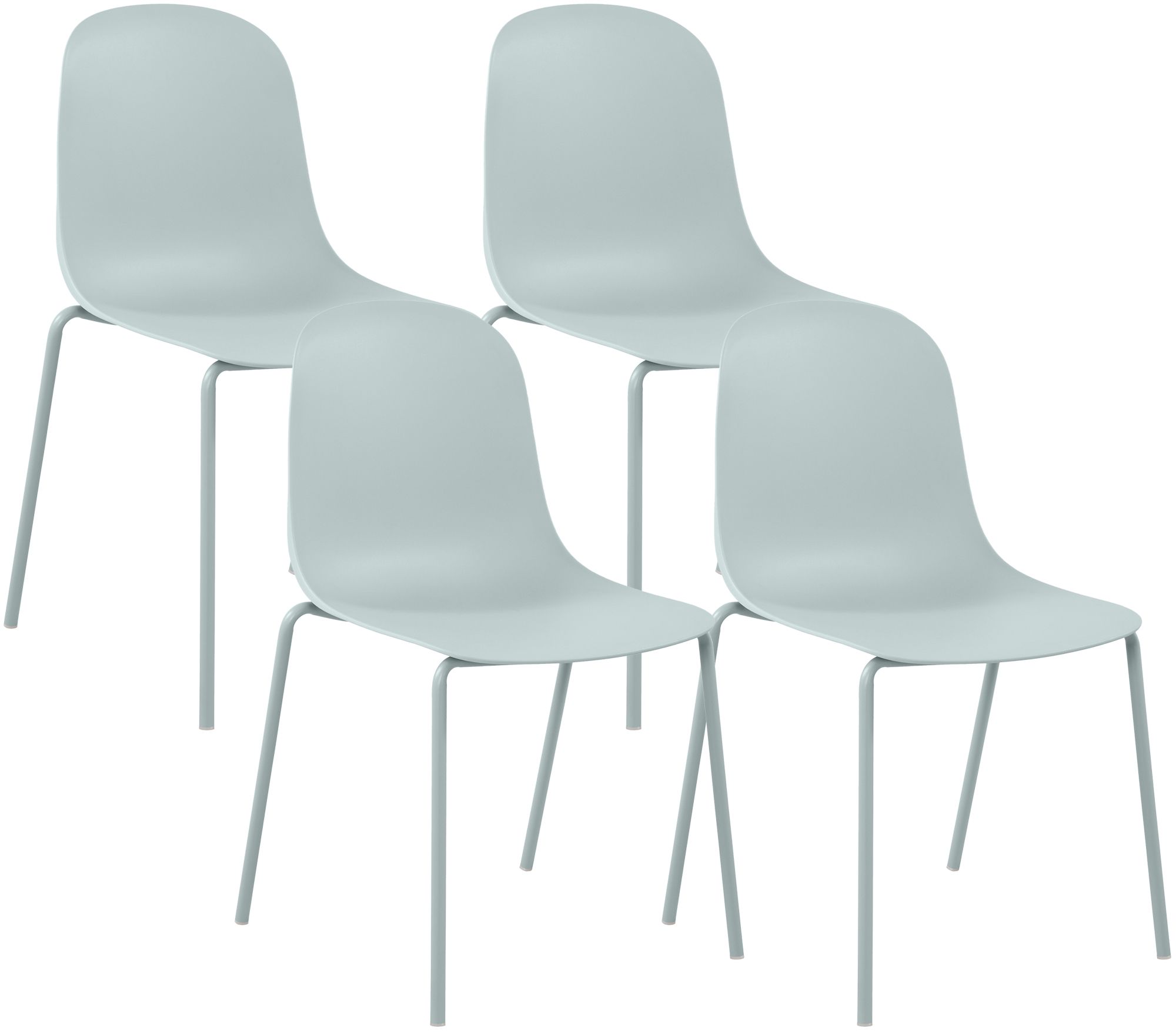 4-pack stapelbara stolar Hardin
