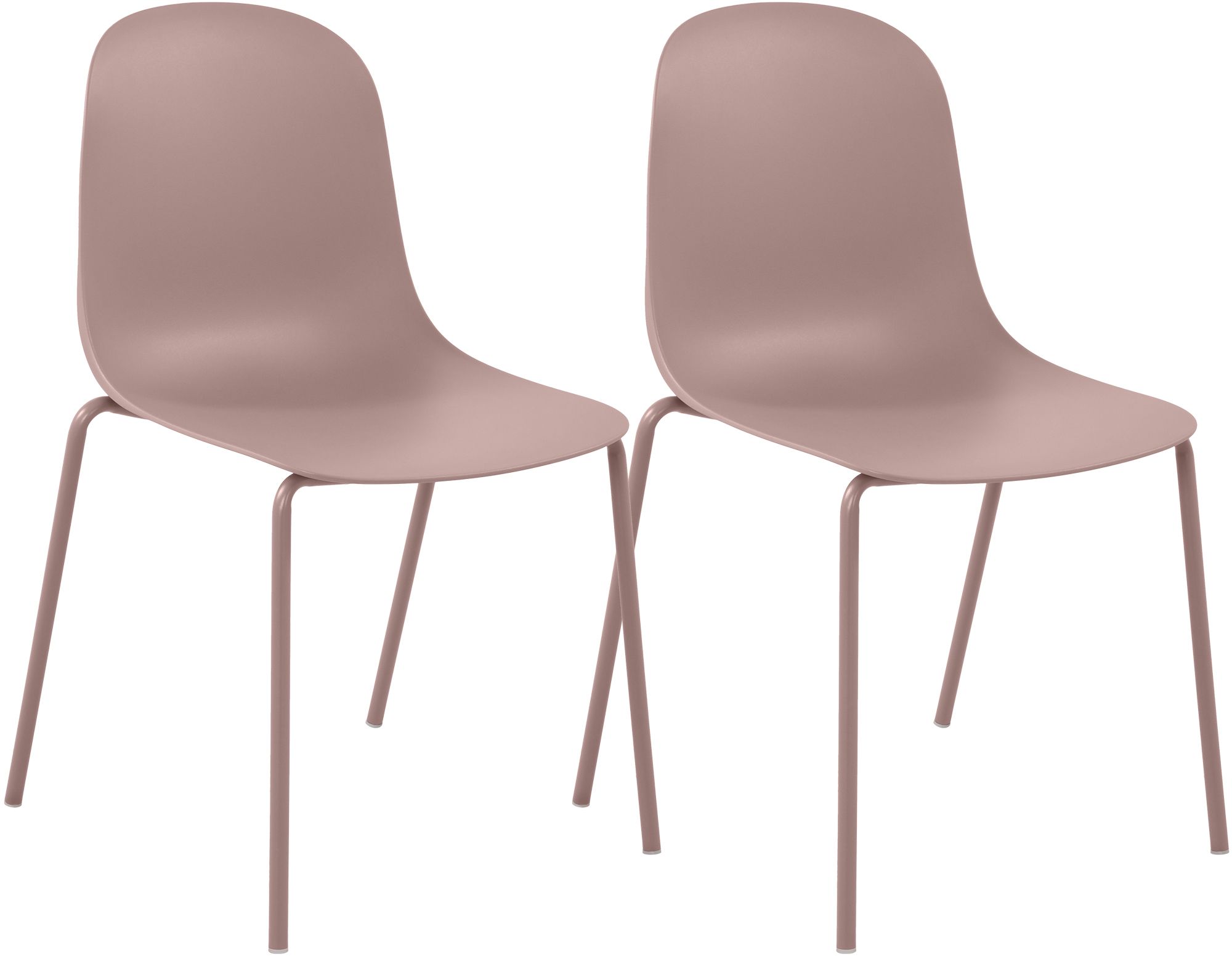2-pack stapelbara stolar Hardin
