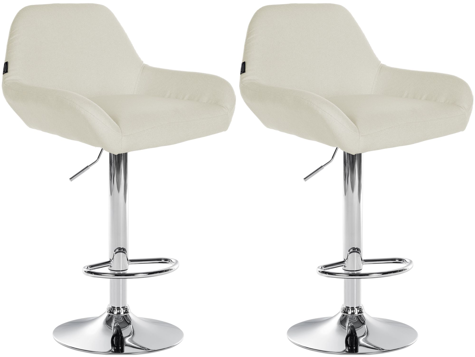 2-pack barstolar Braga tyg