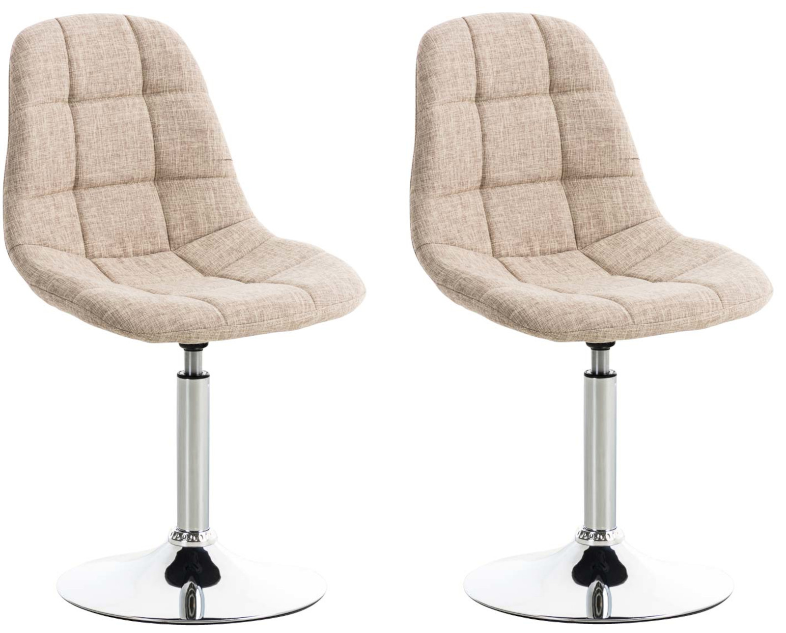 Set med 2 stolar Emil Fabric