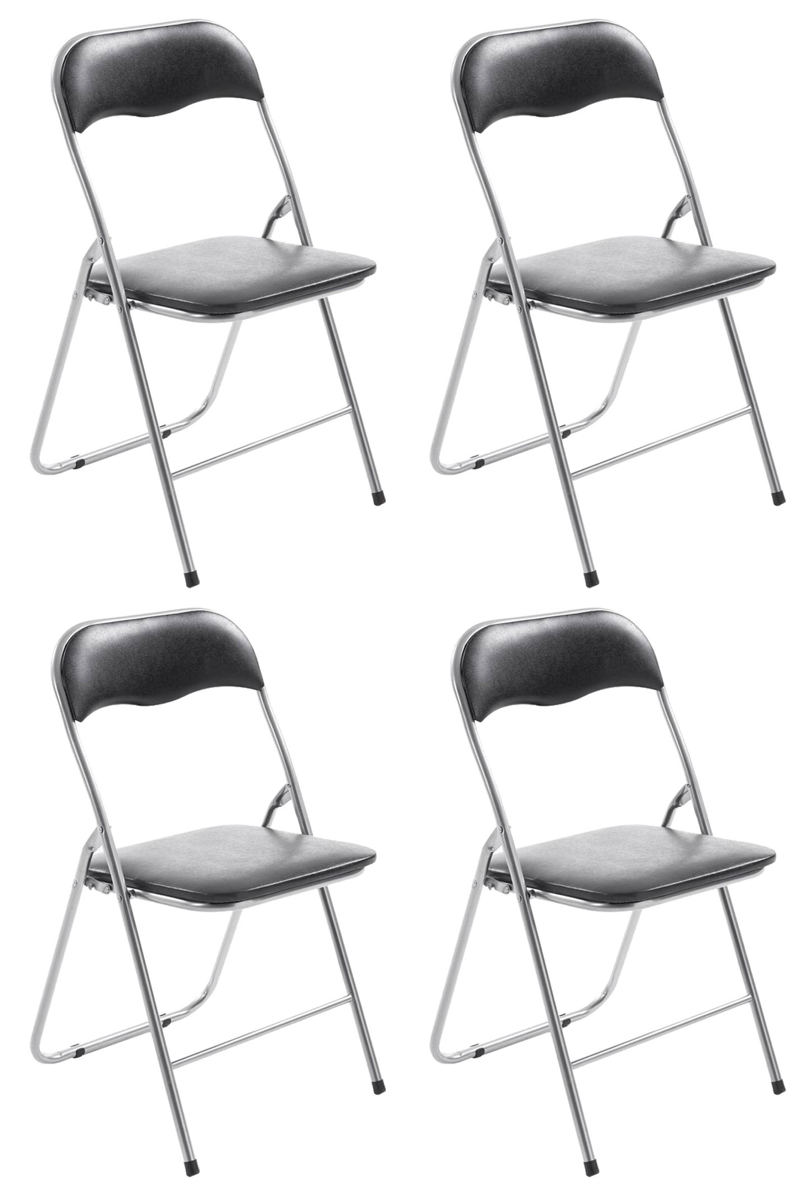 Uppsättning med 4 fällbara stolar Felix