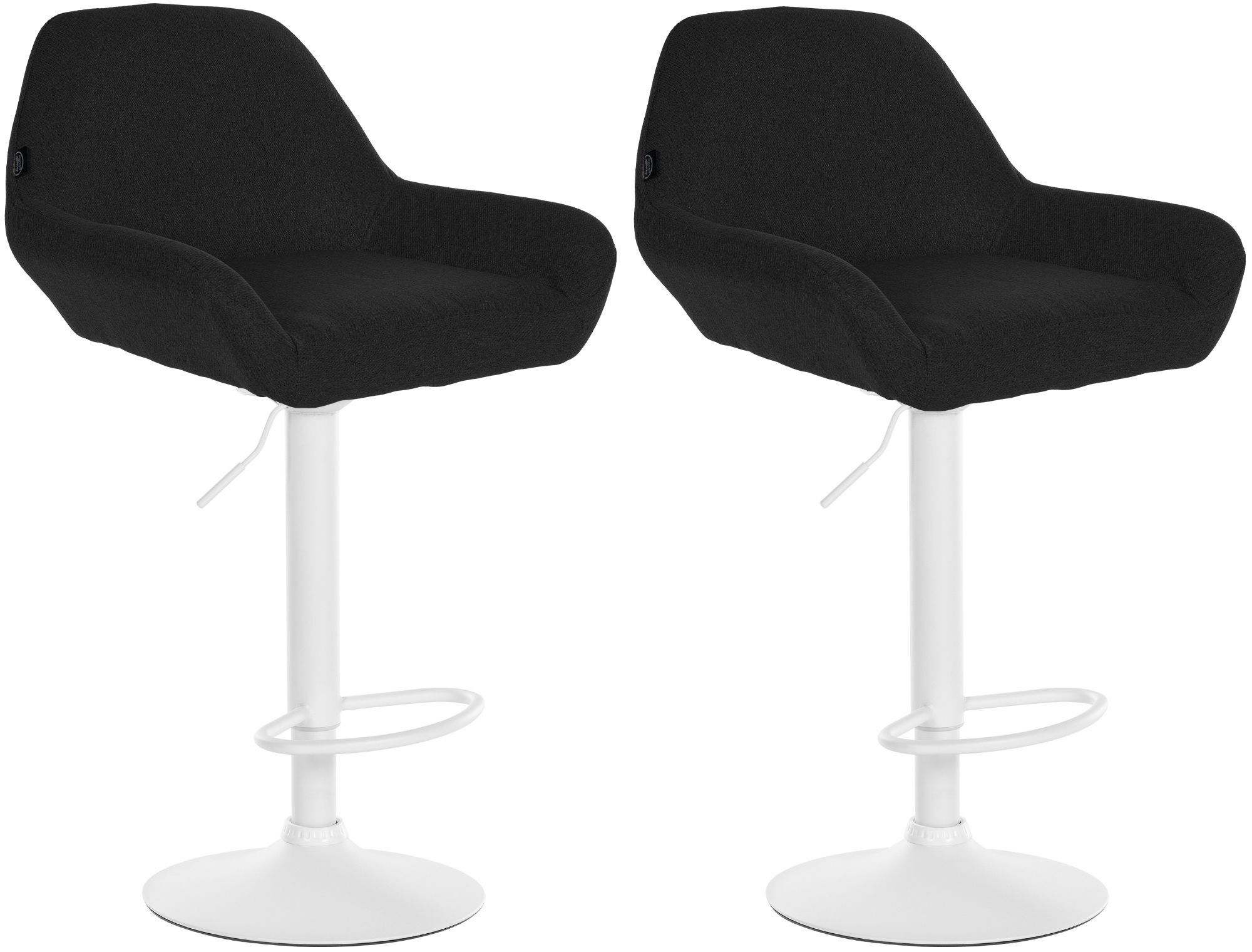 2-pack barstolar Braga tyg