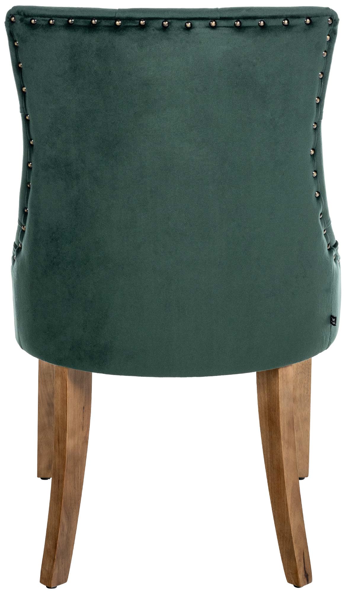 Uppsättning av 4 matstolar Aberdeen Velvet
