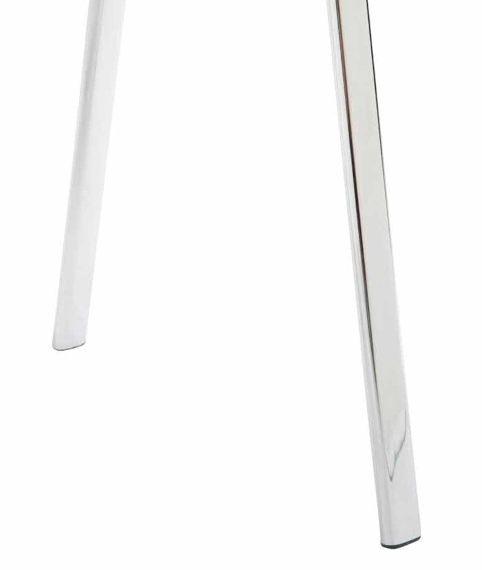 Set med 4 stolar Ken Chrome Imitation Leather