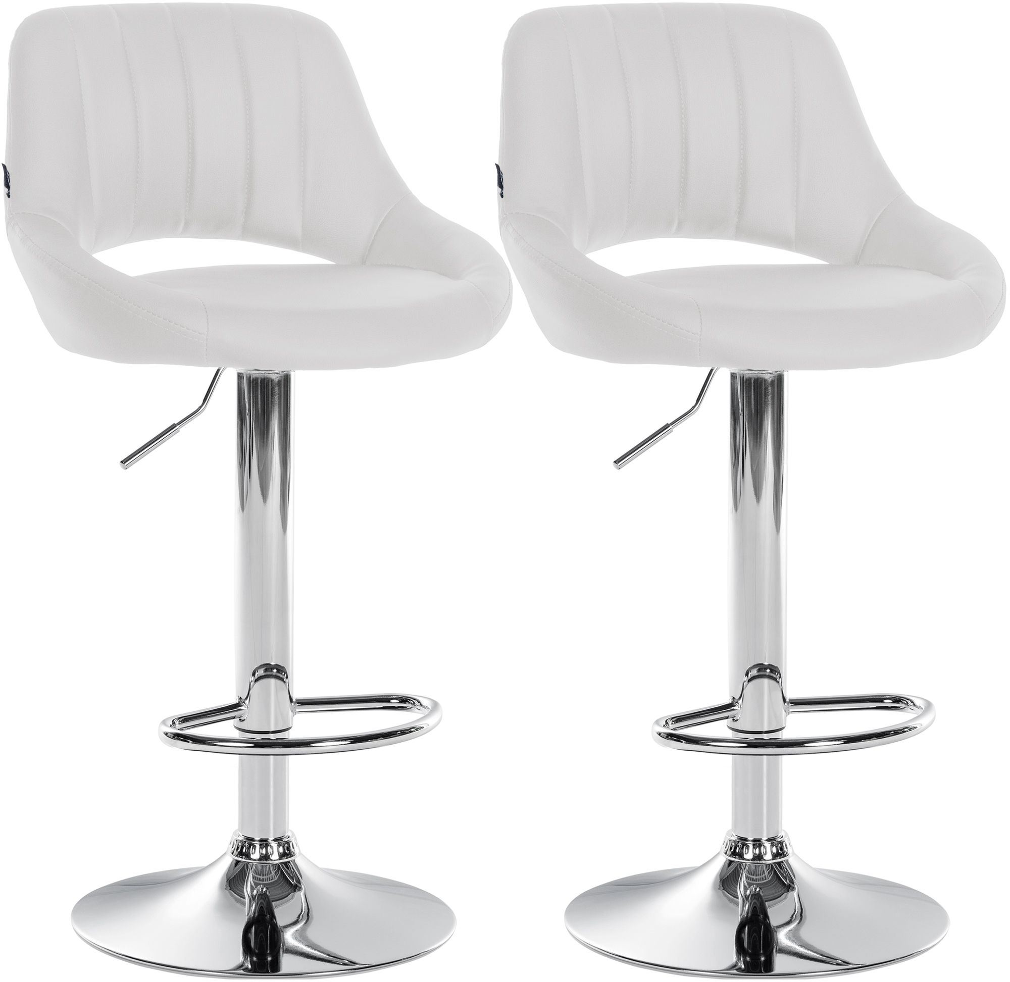 2-pack barstolar Milet i konstlader