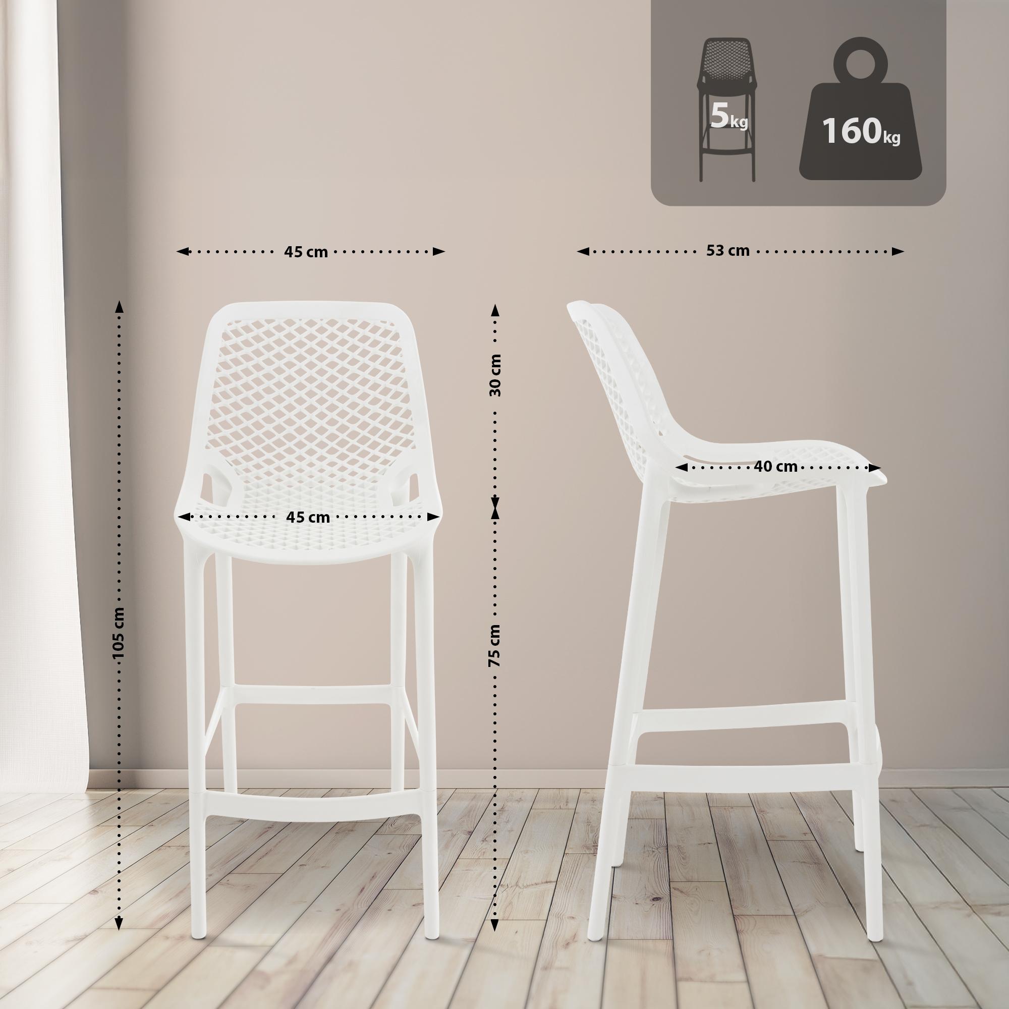 Barstol för utomhusbruk Air