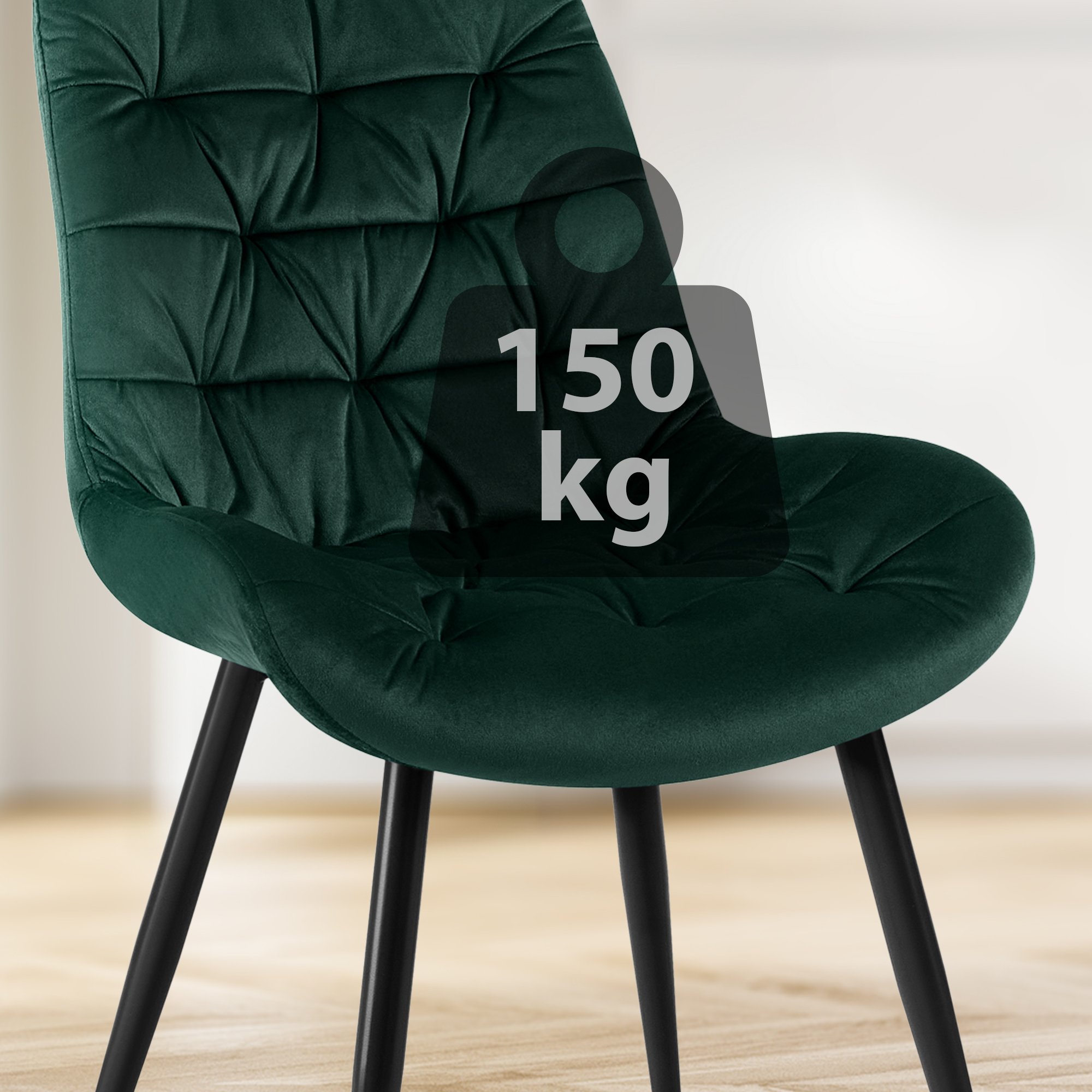 Rossford matstol i sammet