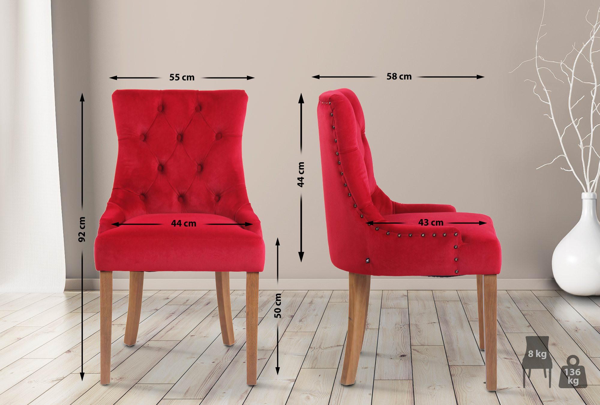 Matstol Aberdeen Velvet