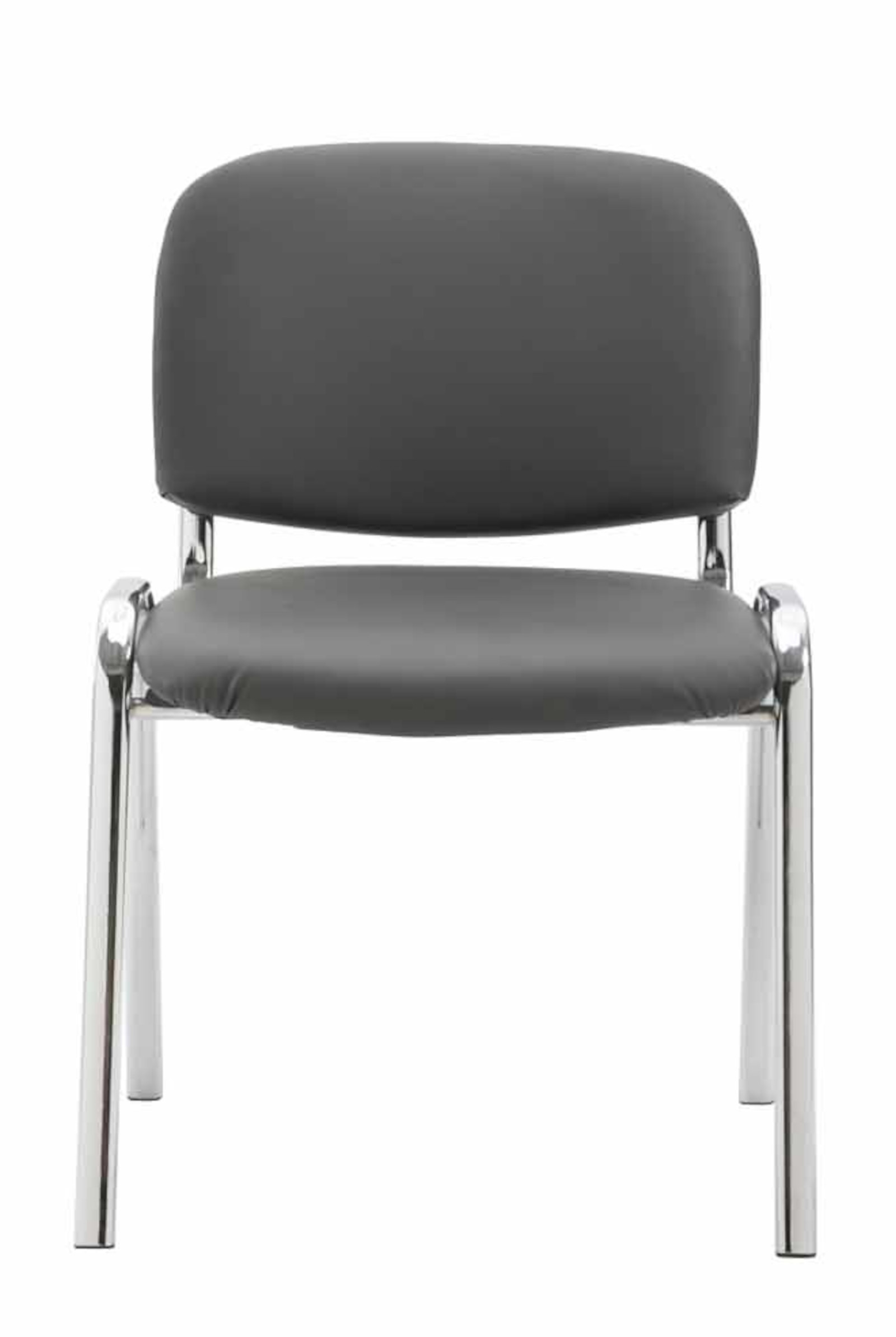 Set med 4 stolar Ken Chrome Imitation Leather