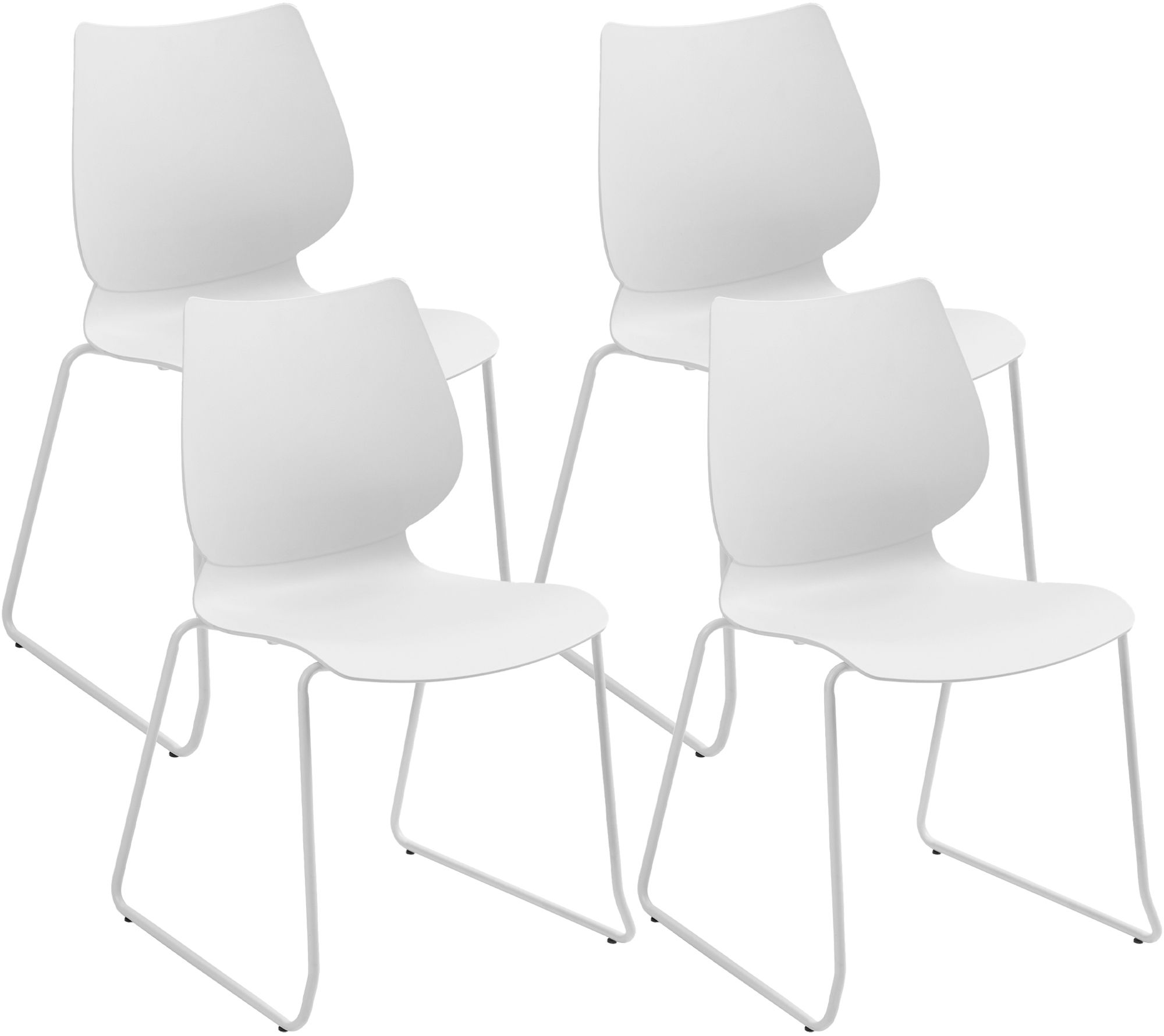 4-pack stapelbara stolar Houma