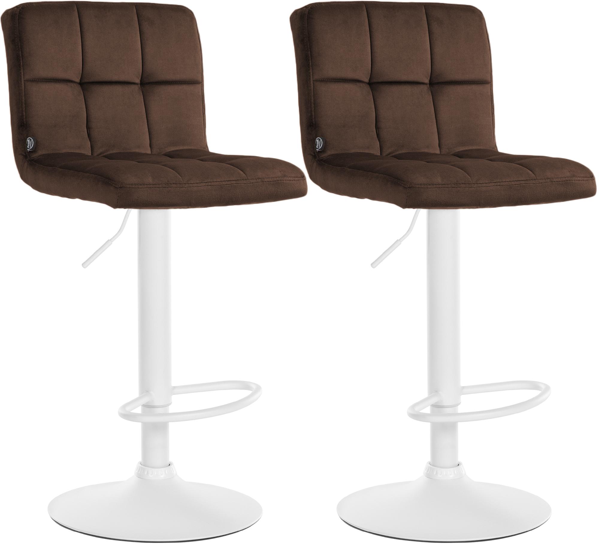 2-pack barstolar Peru sammet