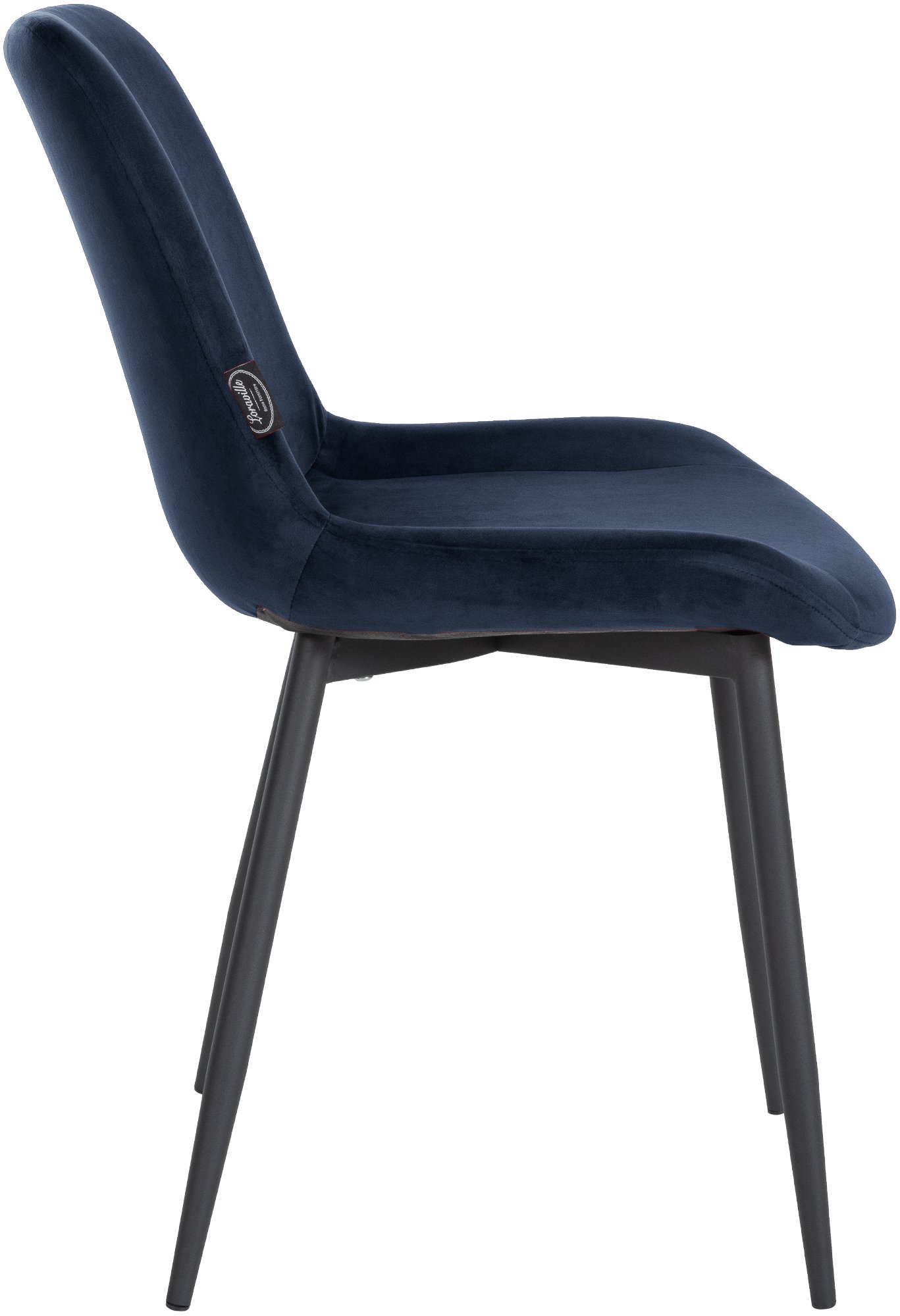 Matstolar Victoria, 4-pack i Sammet