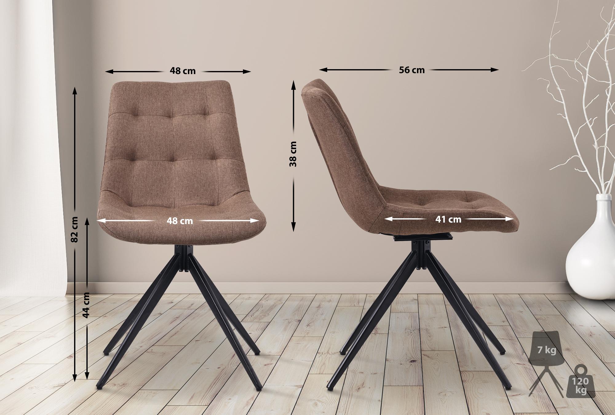2-pack matstolar Merna
