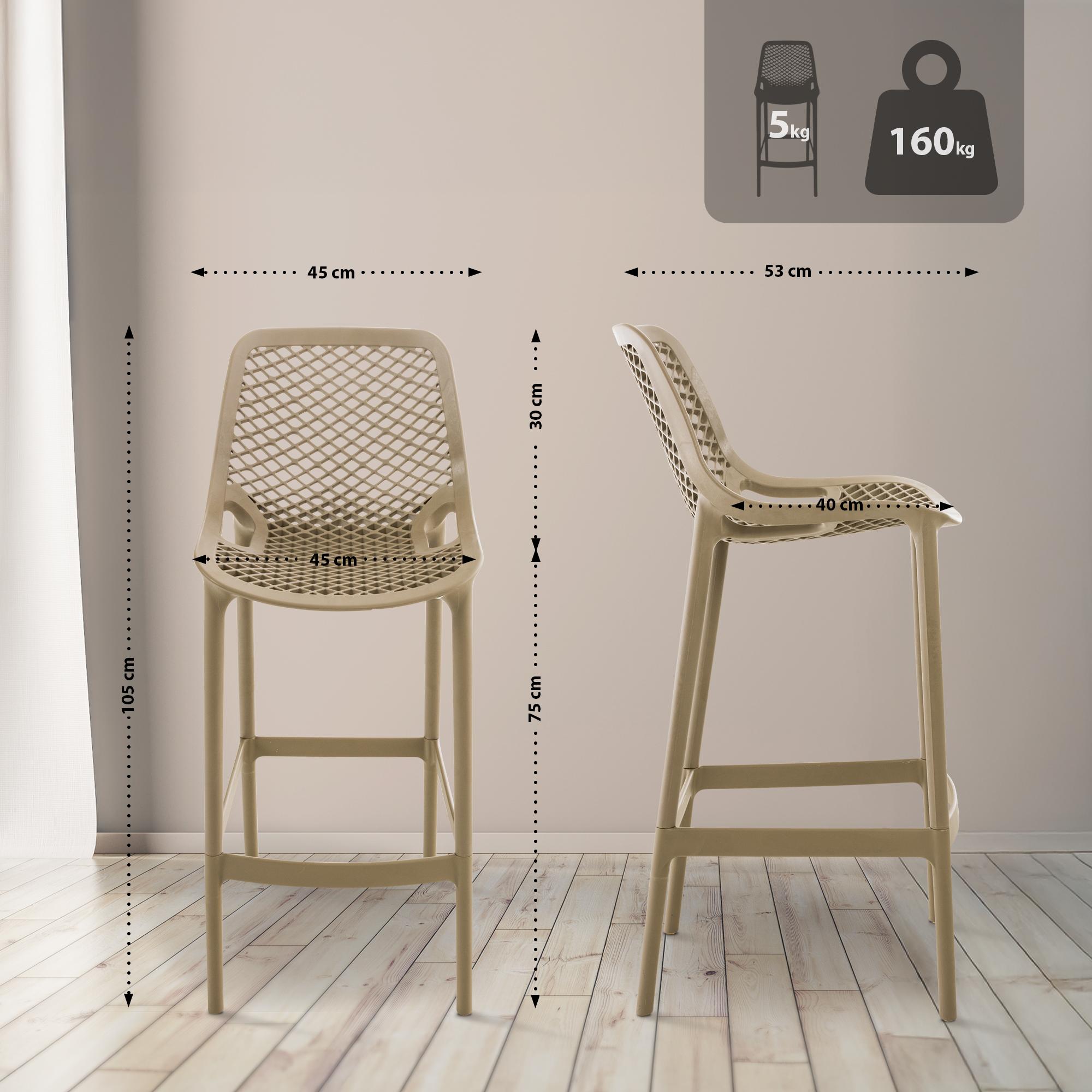 Barstol för utomhusbruk Air