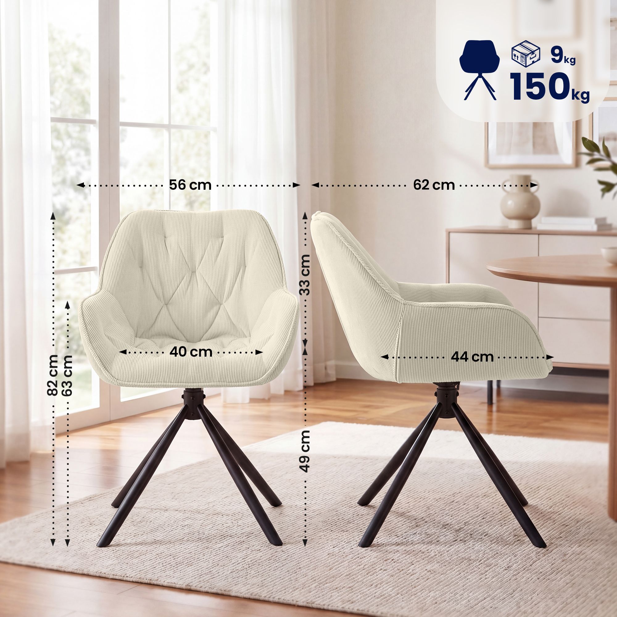 Matstol Rimio Cord