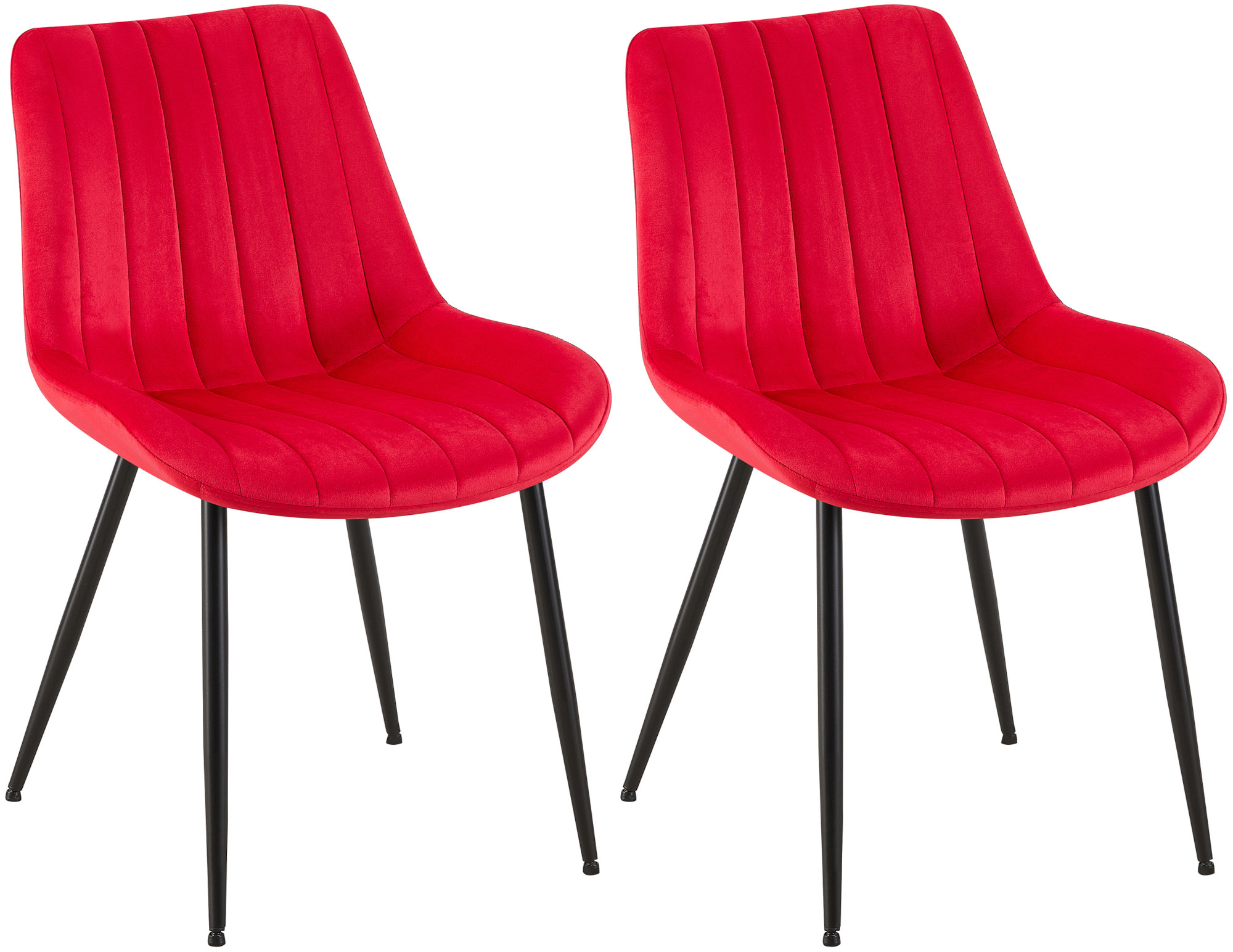 Set med 2 stolar Rahden Velvet