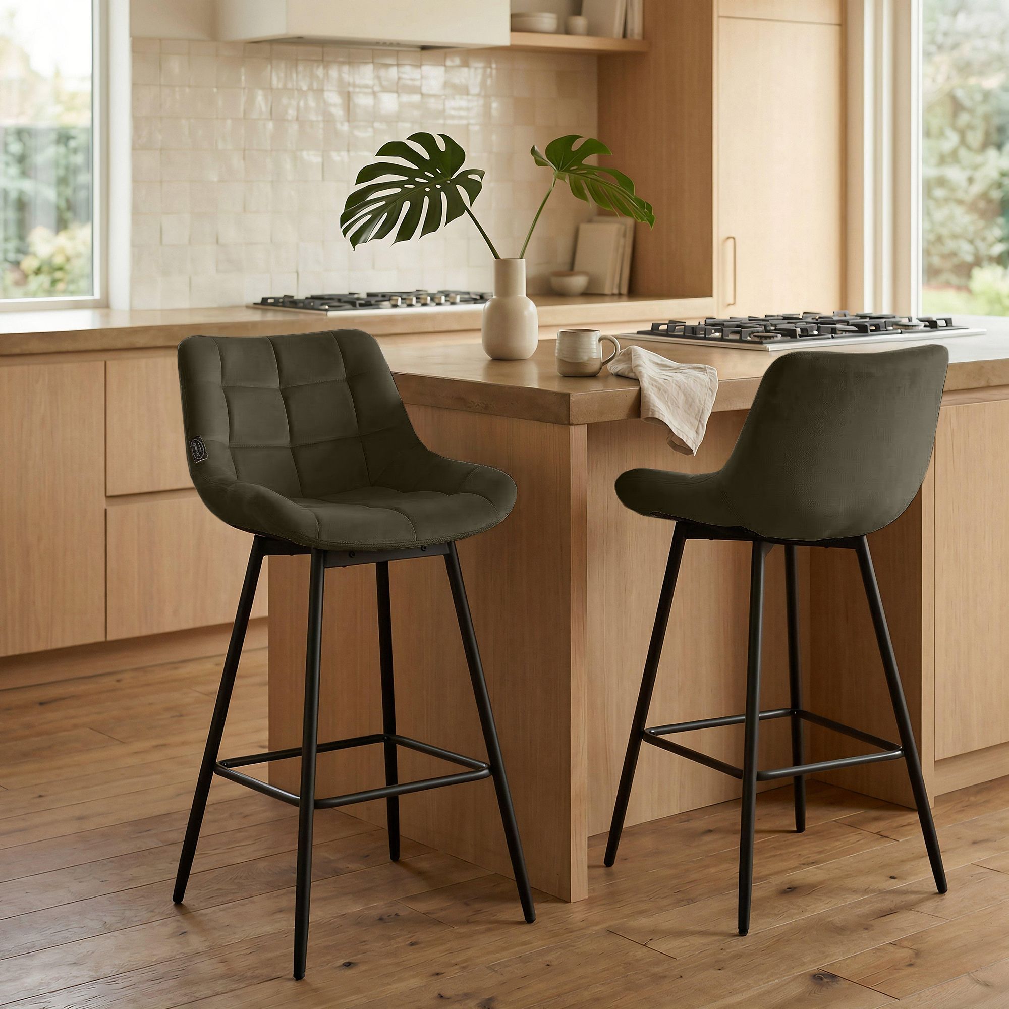 4-pack barstolar Weston med snurrfunktion