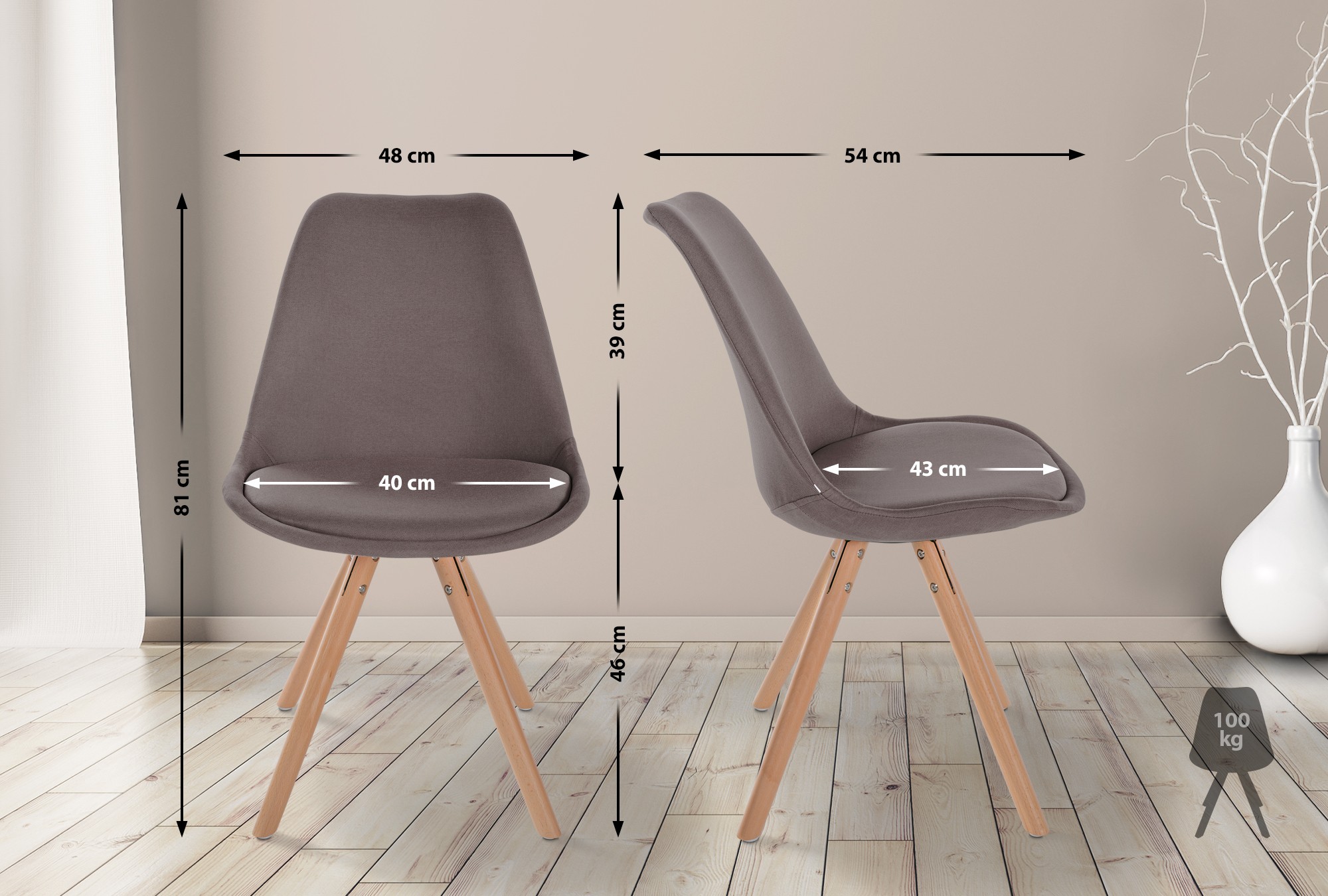 Stol Sofia Fabric